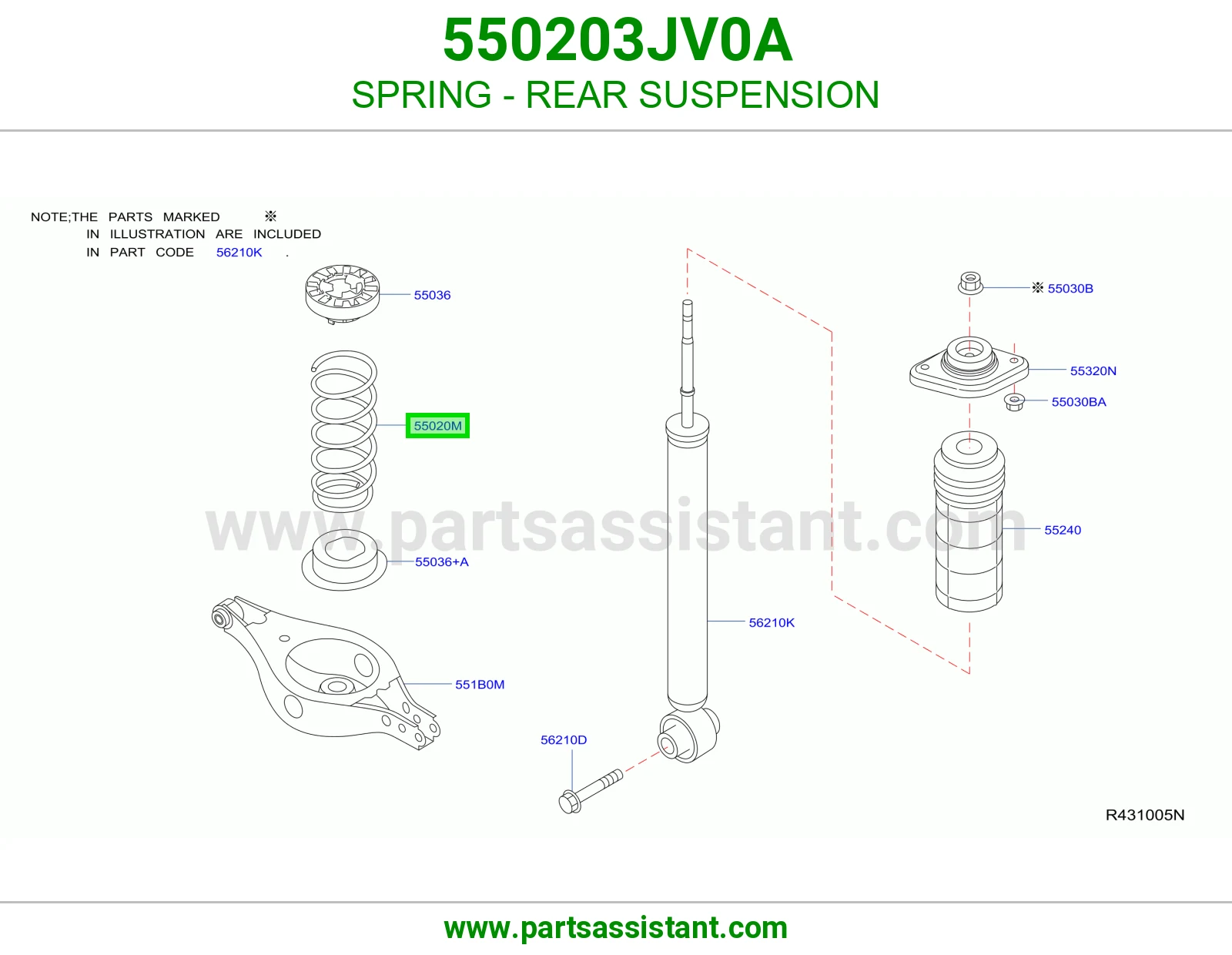 ياي خلفي 550203JV0A