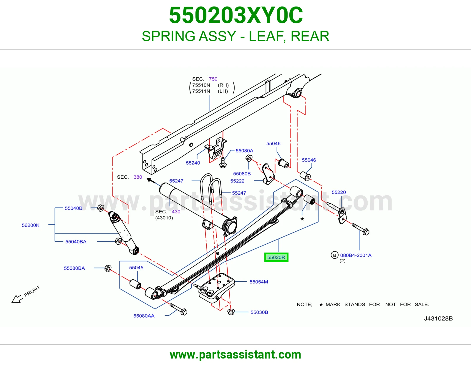 ياي خلفي 550203XY0C
