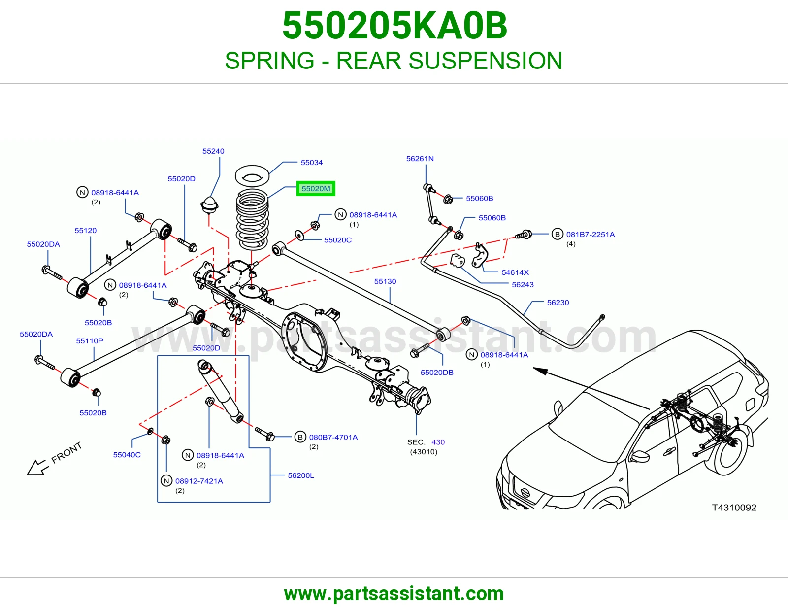 ياي خلفي 550205KA0B