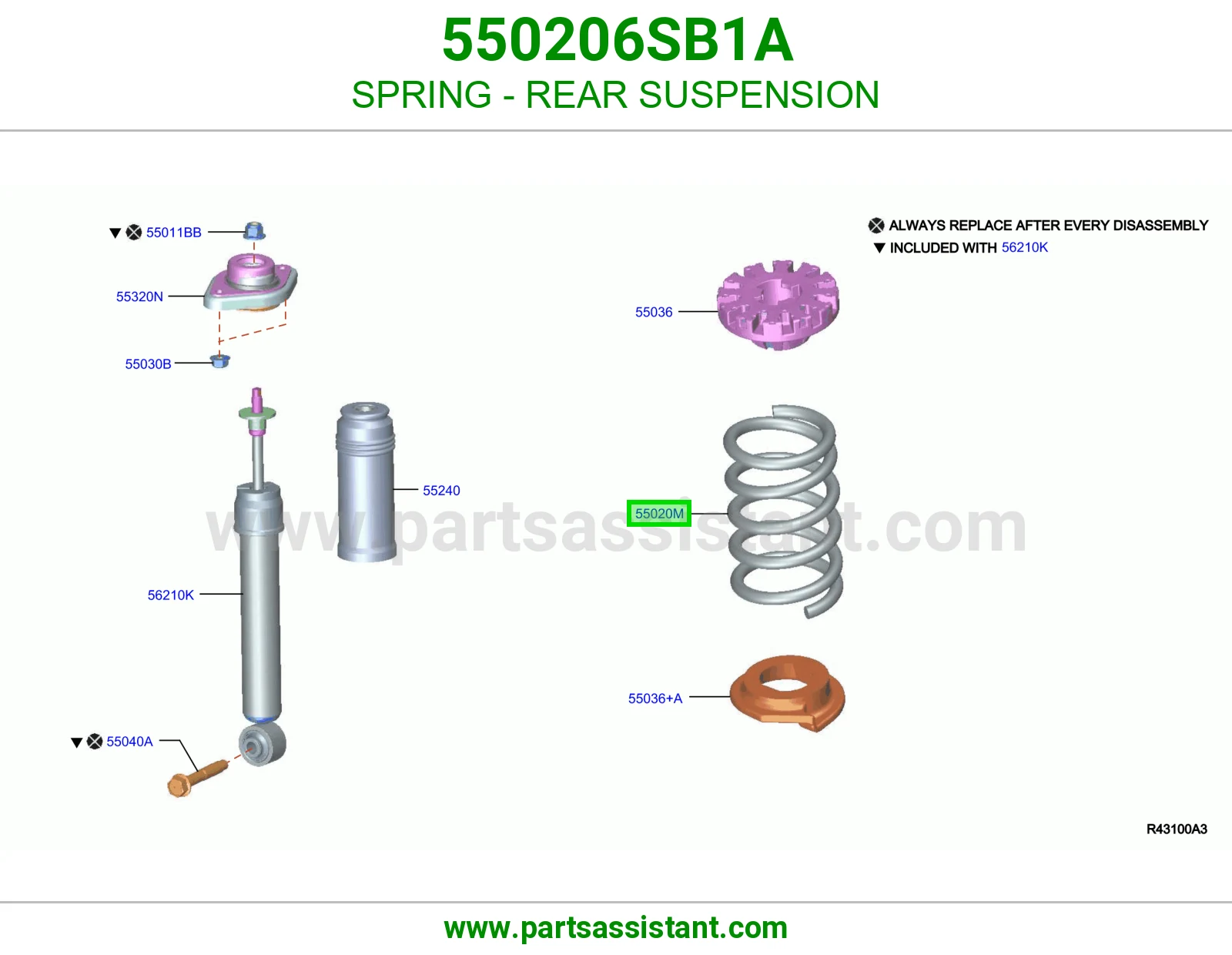 ياي خلفي 550206SB1A