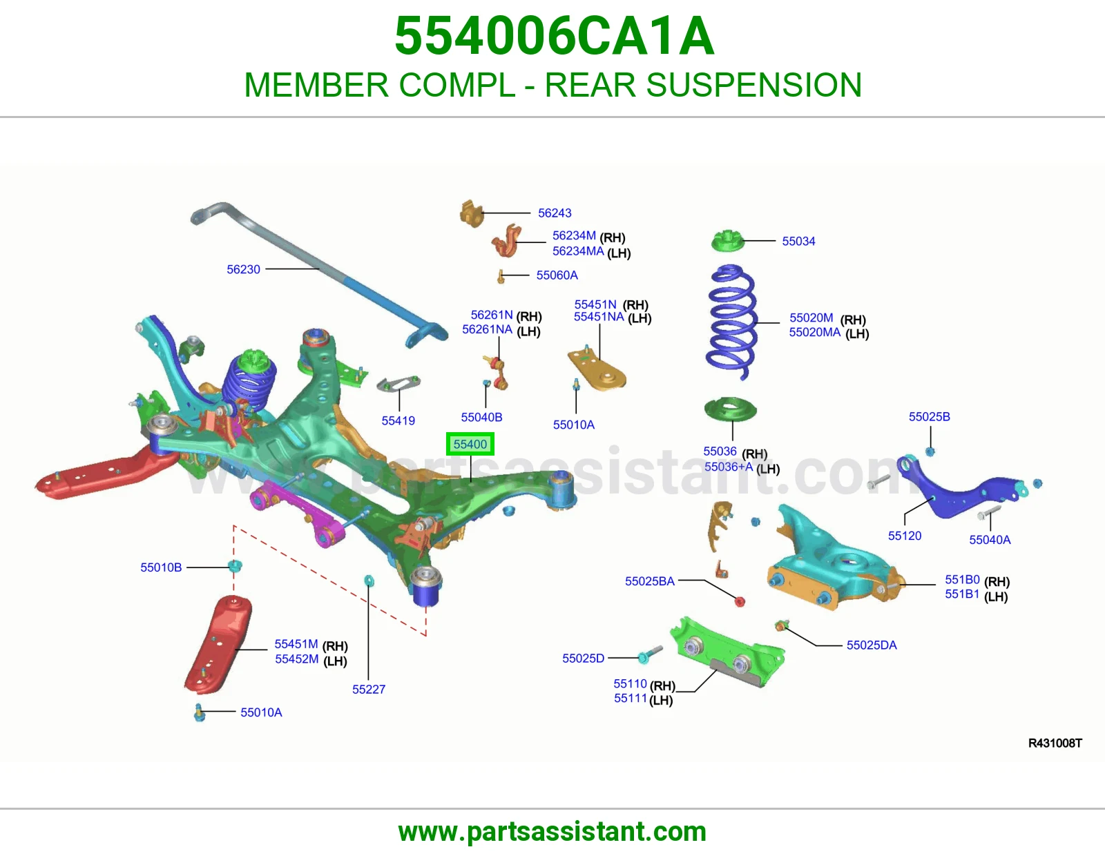 كمر خلفي 554006CA1A
