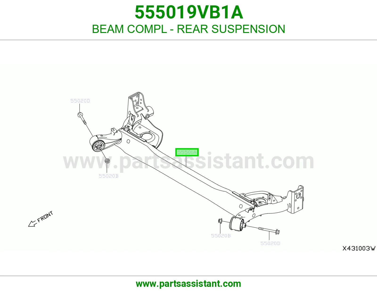 كمر خلفي 555019VB1A