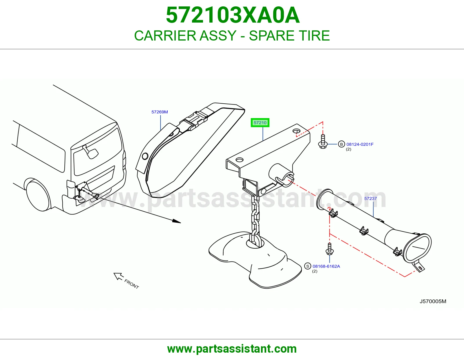 حامل استبنة كامل 572103XA0A