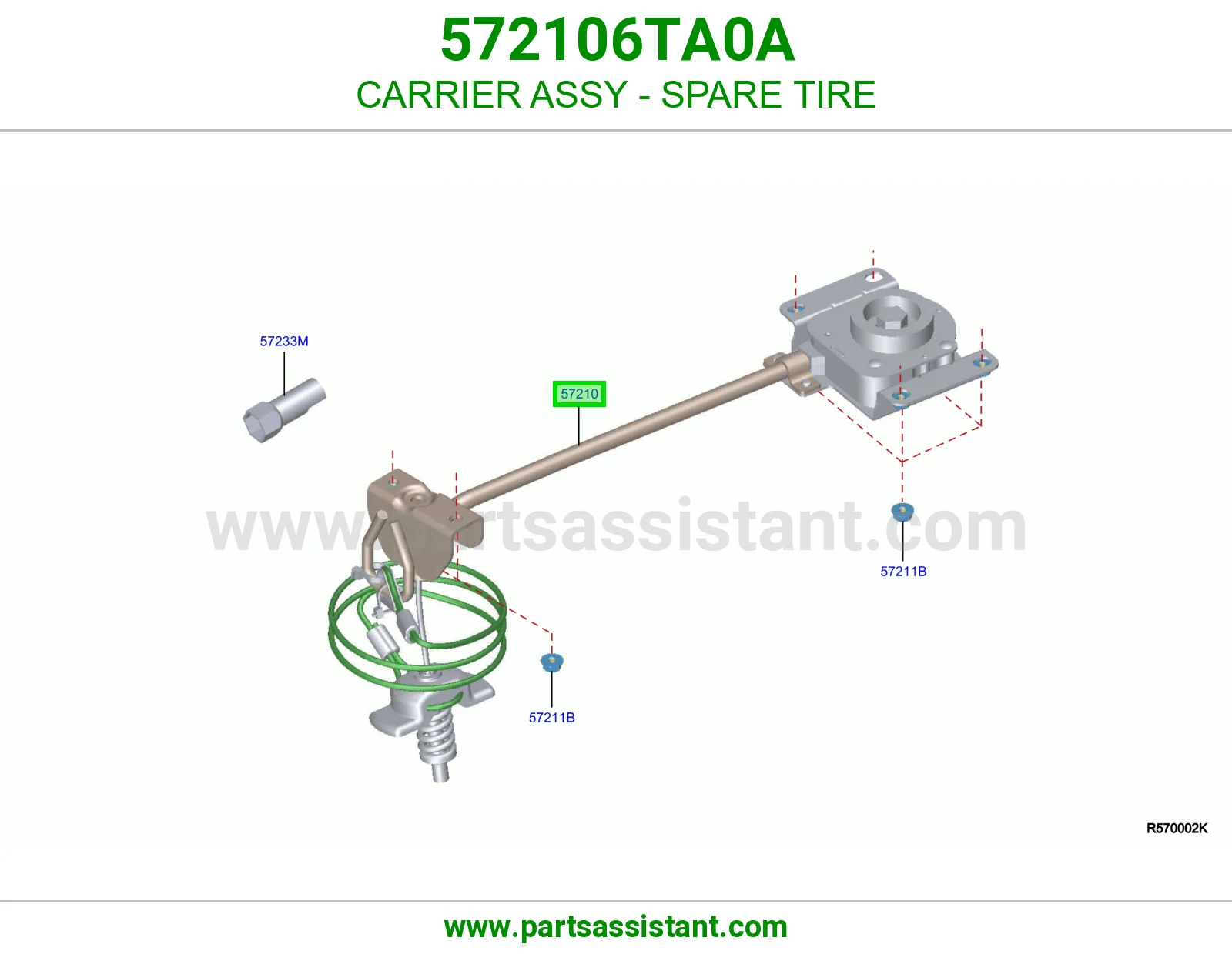 حامل استبنة شنطة كامل 572106TA0A