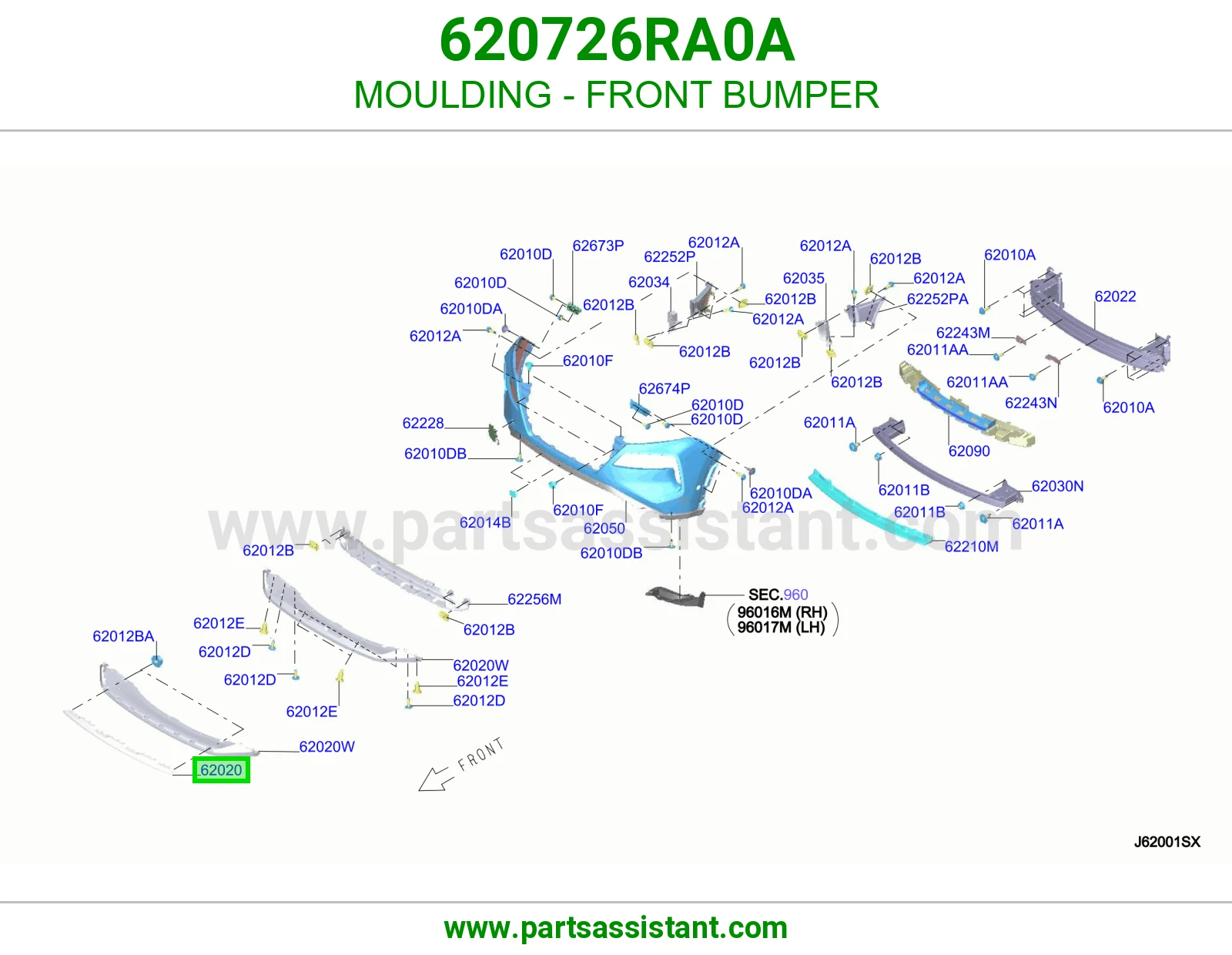 زيق صدام أمامي 620726RA0A
