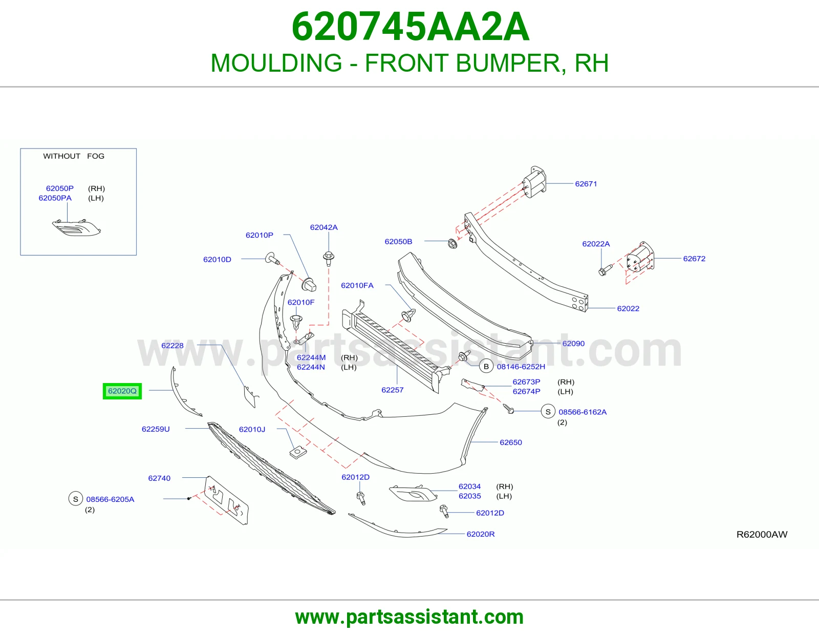 زيق صدام أمامي يمين 620745AA2A