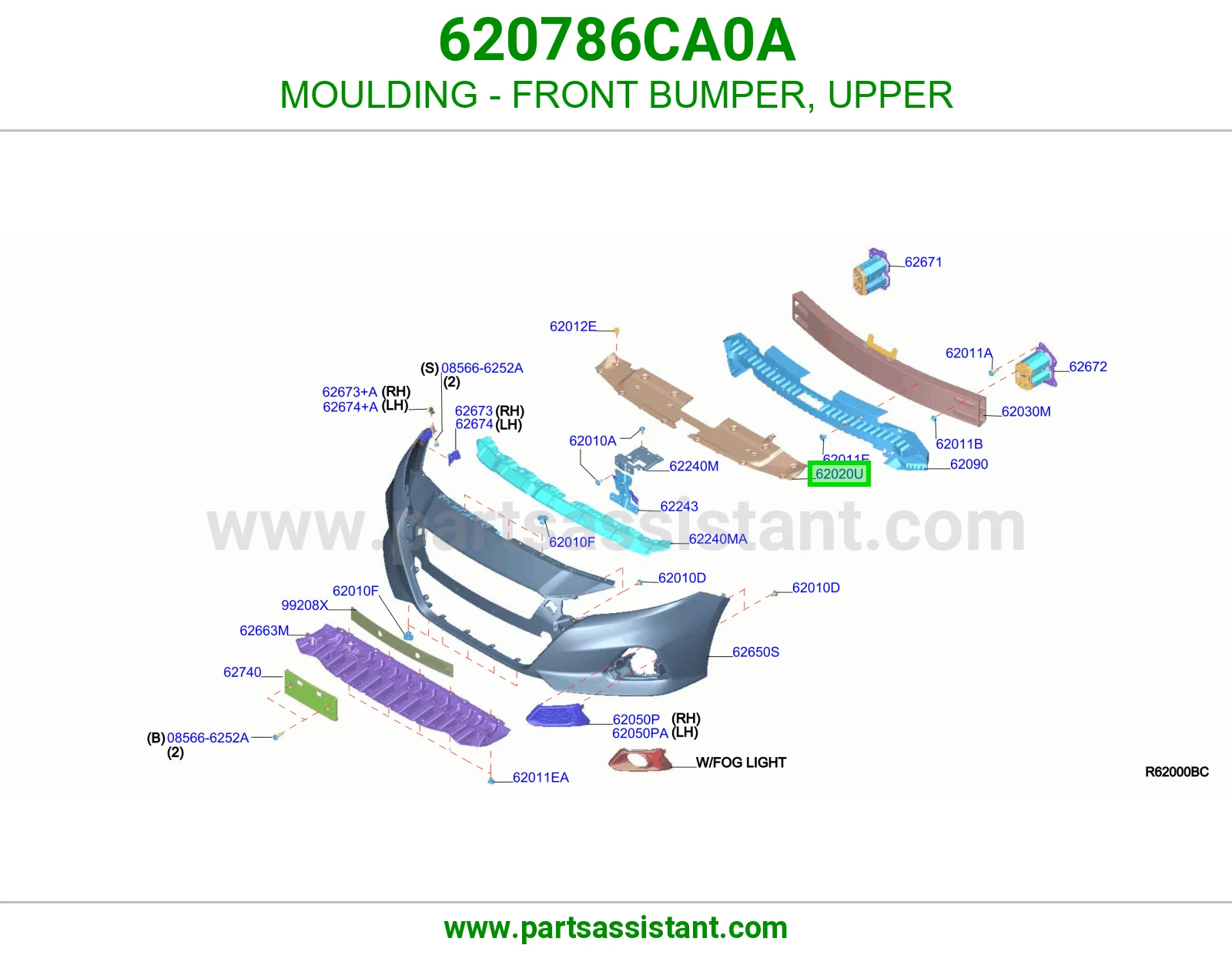 زيق صدام أمامي فوق 620786CA0A