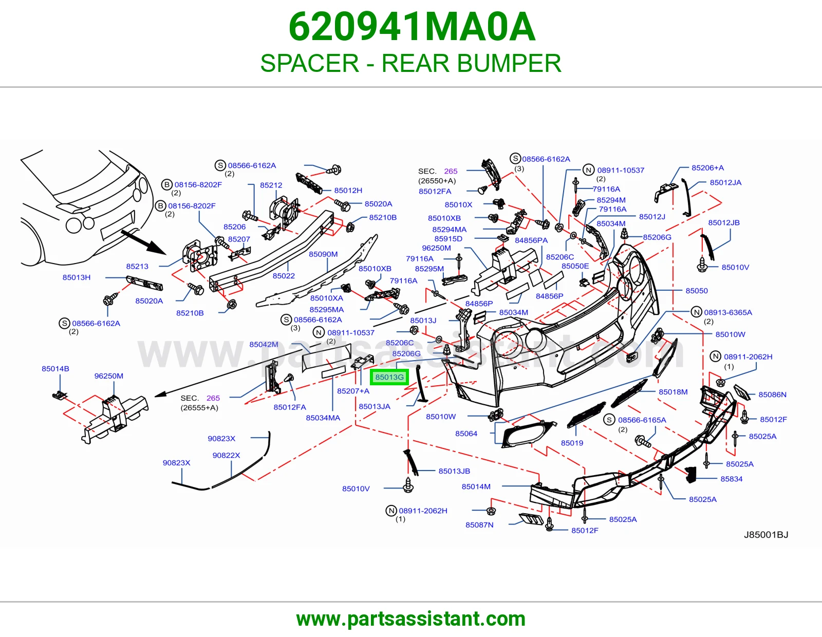 فاصل صدام خلفي 620941MA0A
