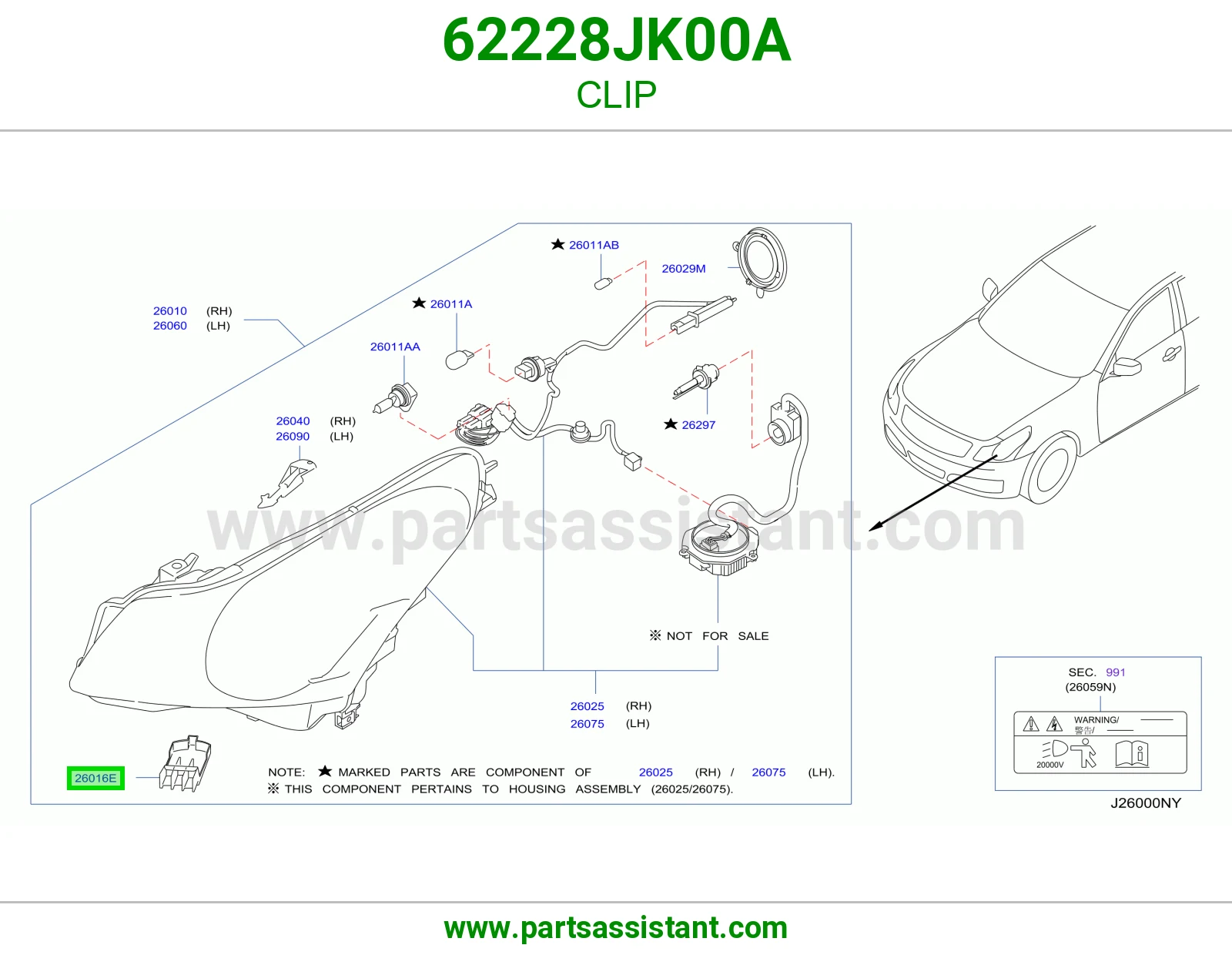 كلبس 62228JK00A