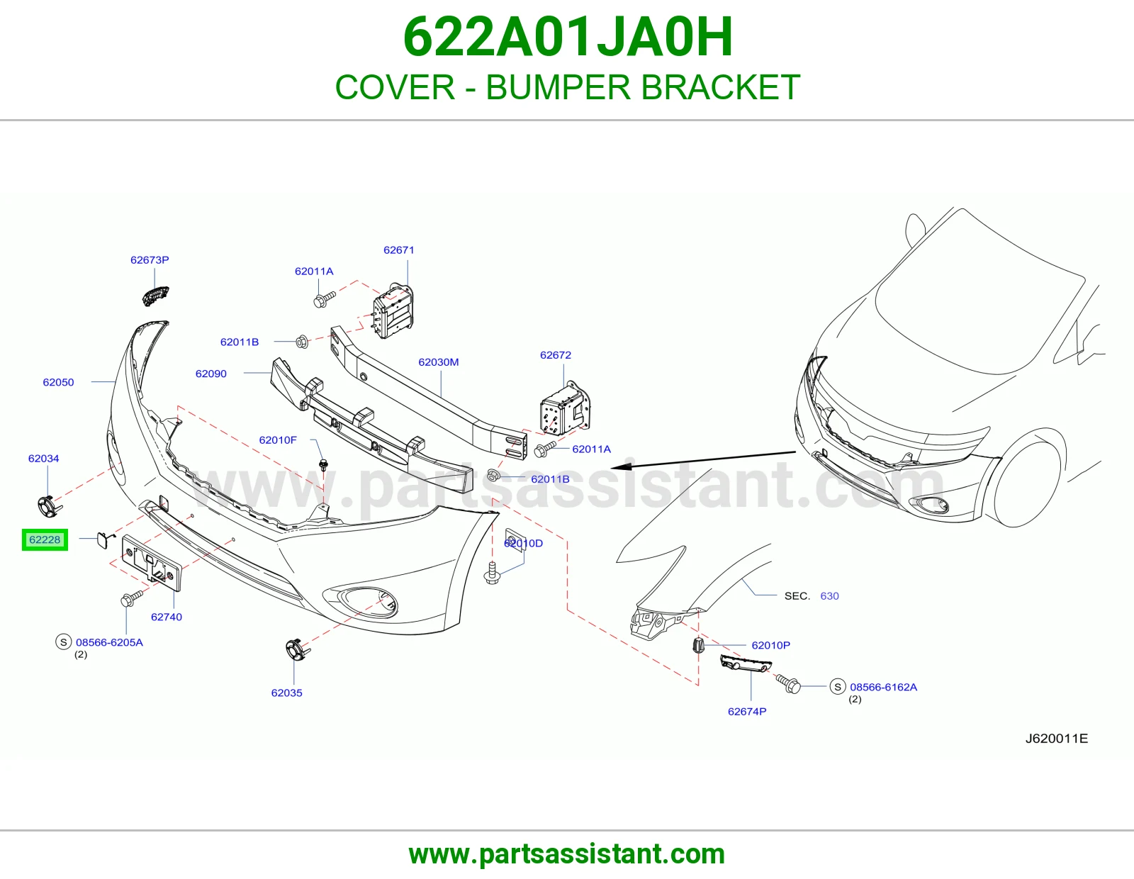 غطاء قاعدة صدام 622A01JA0H