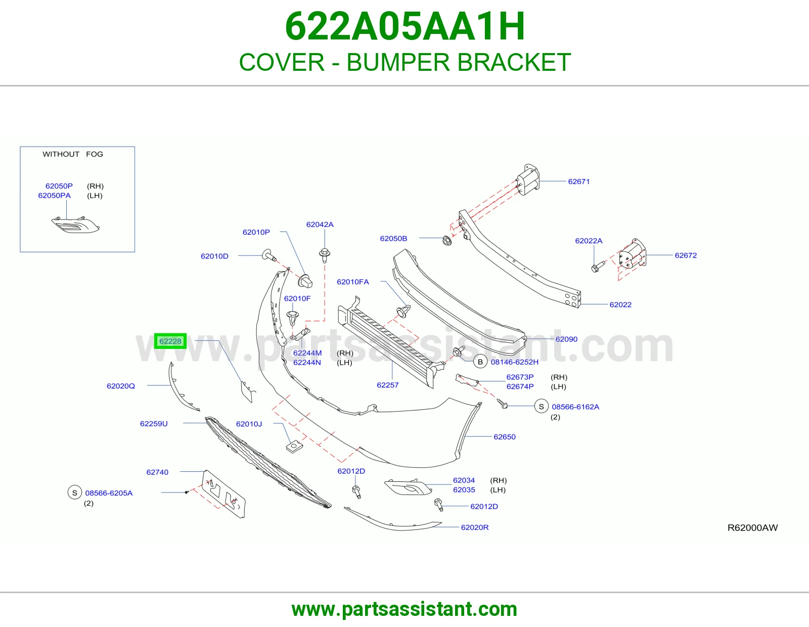 غطاء قاعدة صدام 622A05AA1H