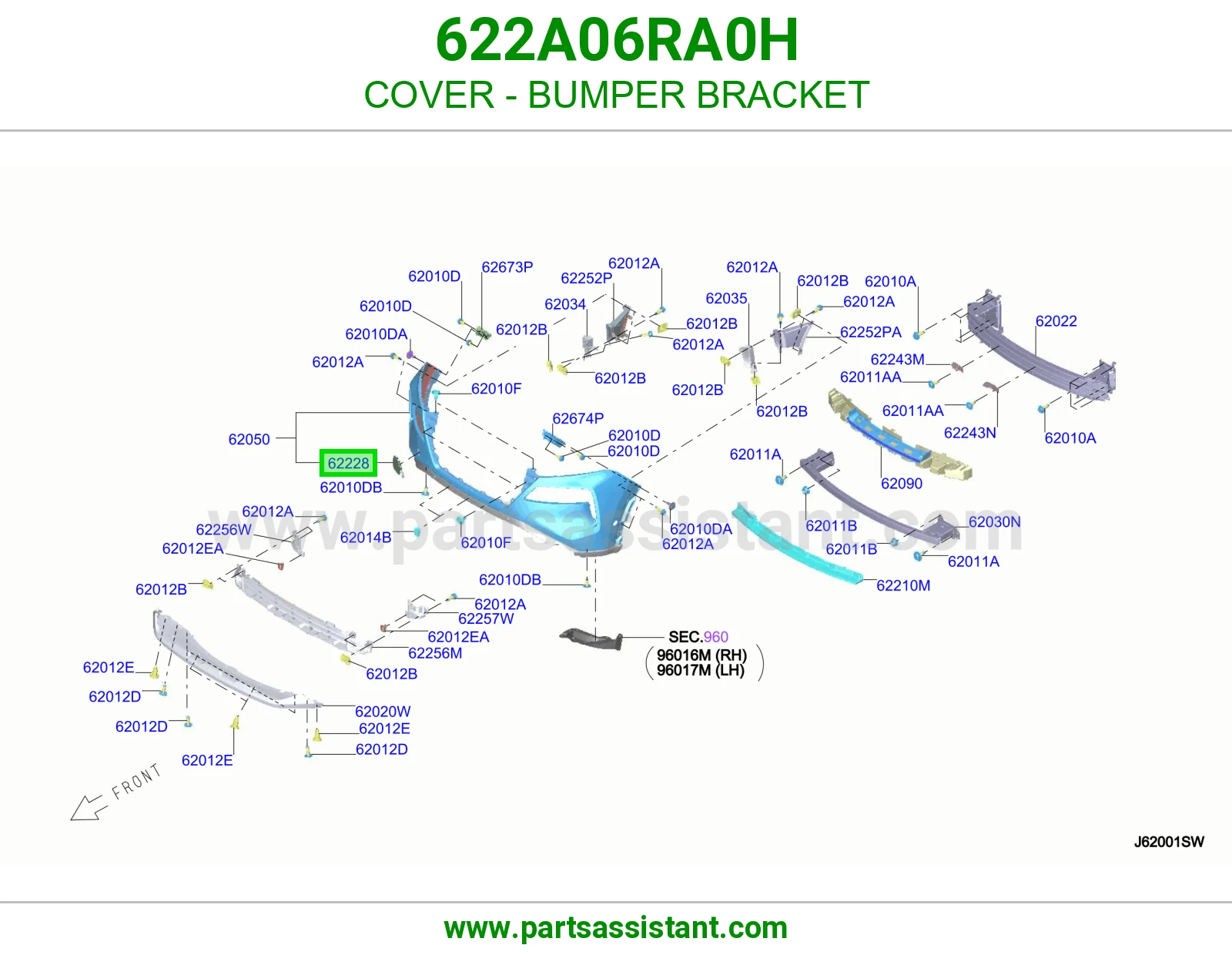 غطاء قاعدة صدام 622A06RA0H