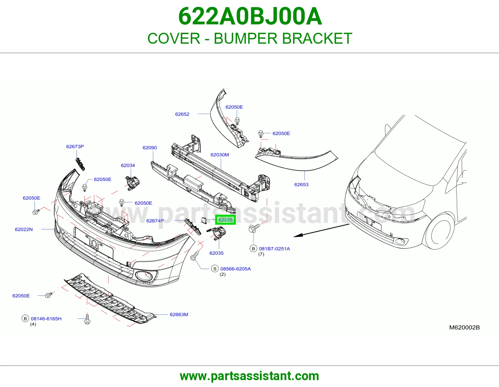غطاء قاعدة صدام 622A0BJ00A