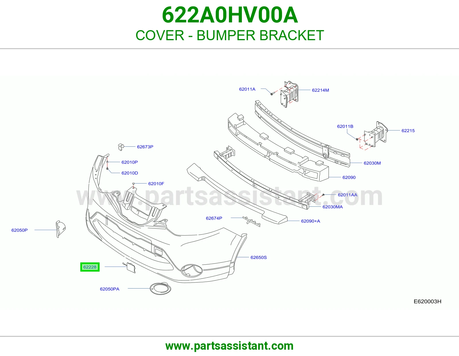 غطاء قاعدة صدام 622A0HV00A