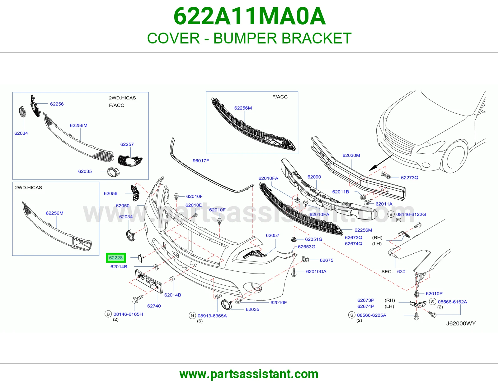 غطاء قاعدة صدام 622A11MA0A