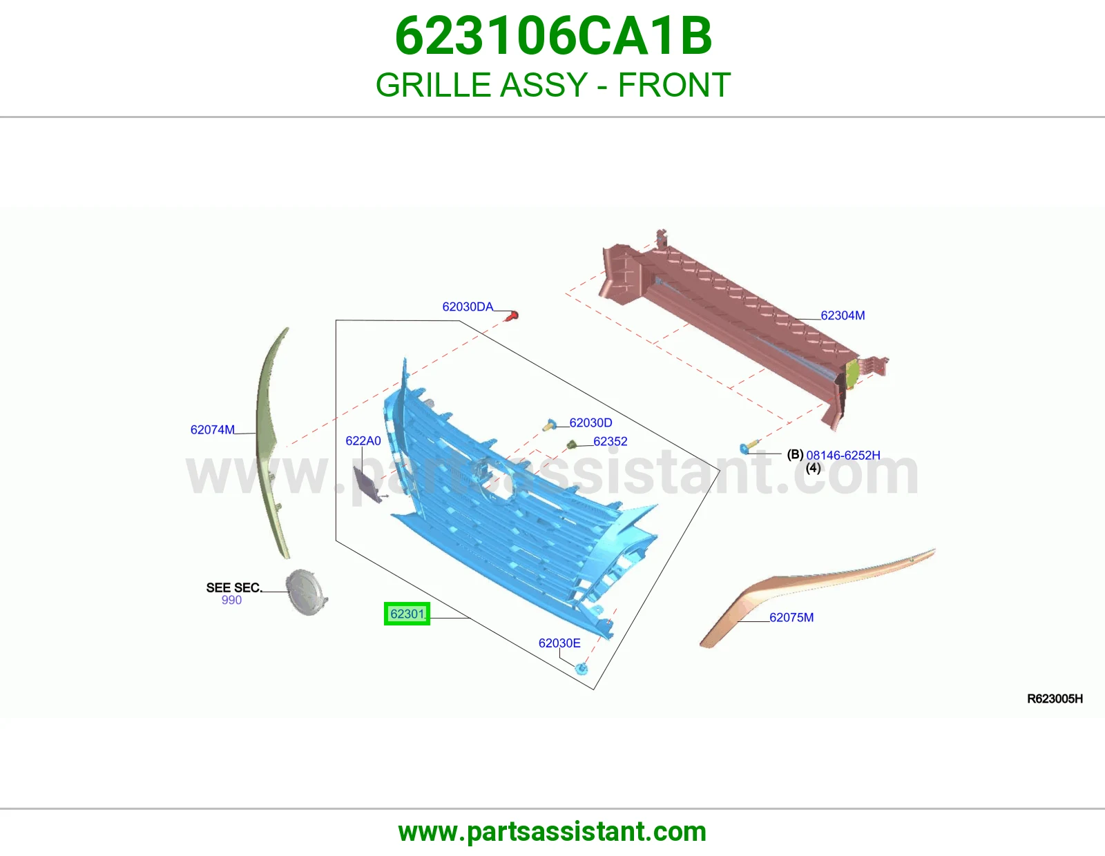 شبك امامي 623106CA1B