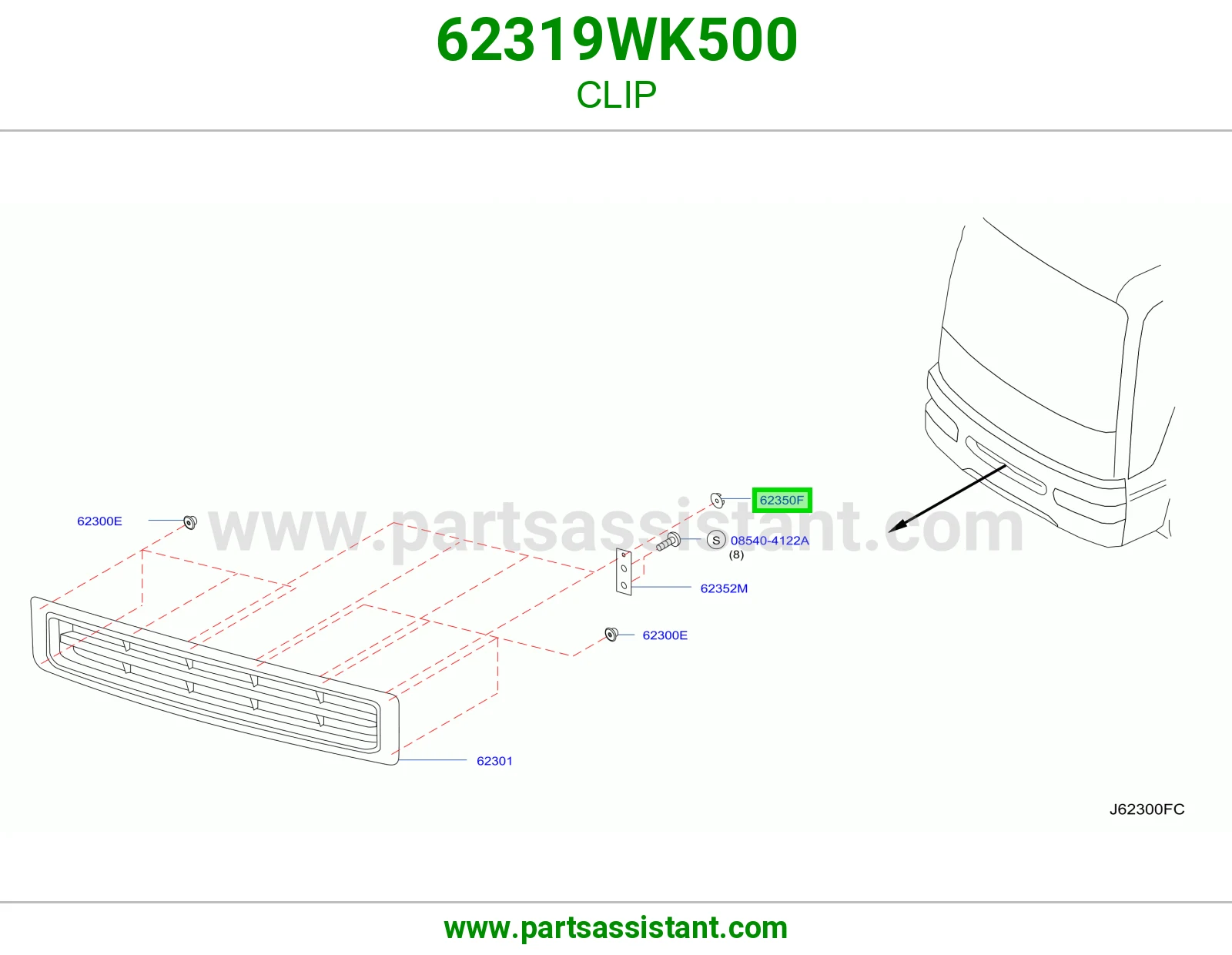 كلبس 62319WK500