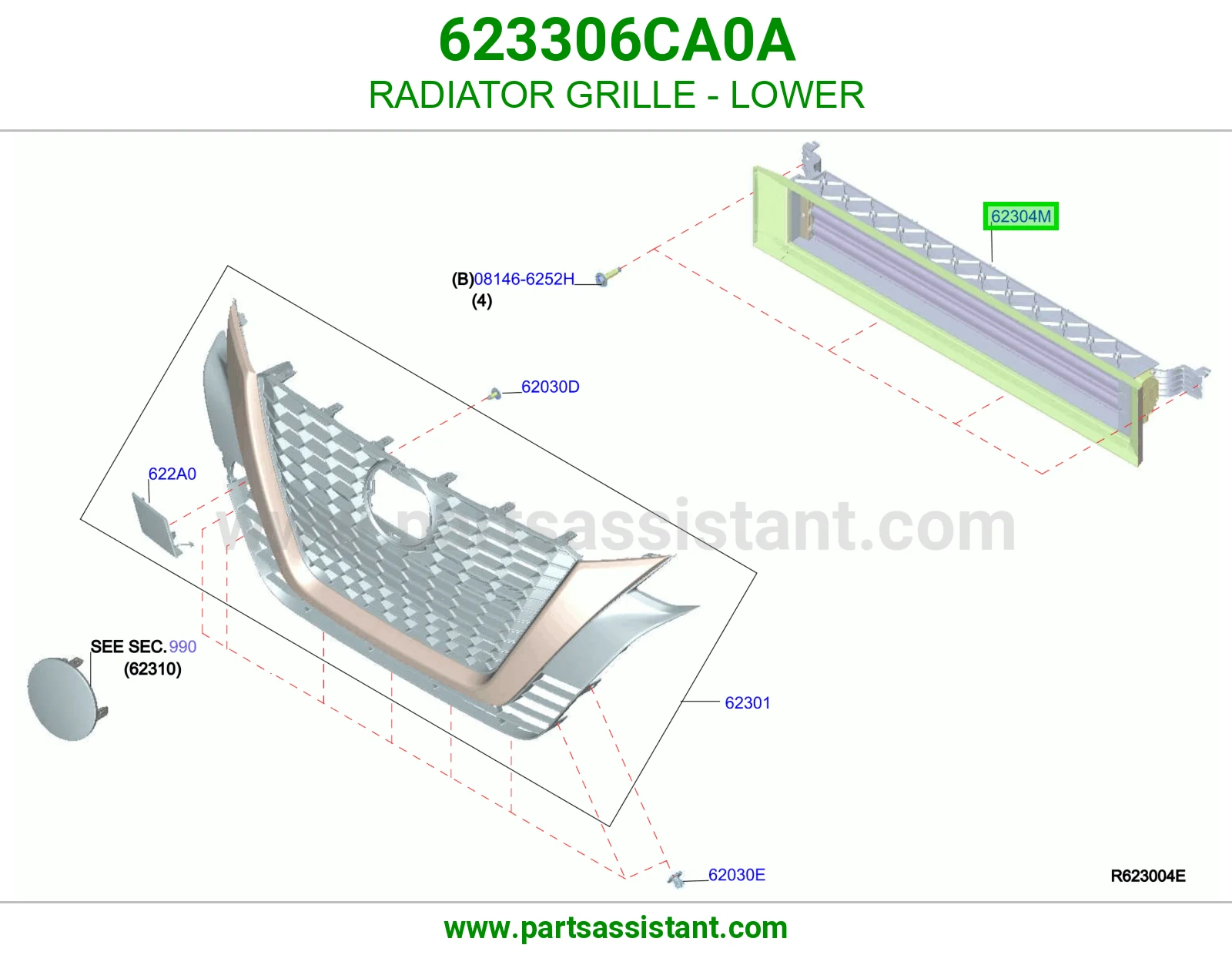 شبك رديتر تحت 623306CA0A