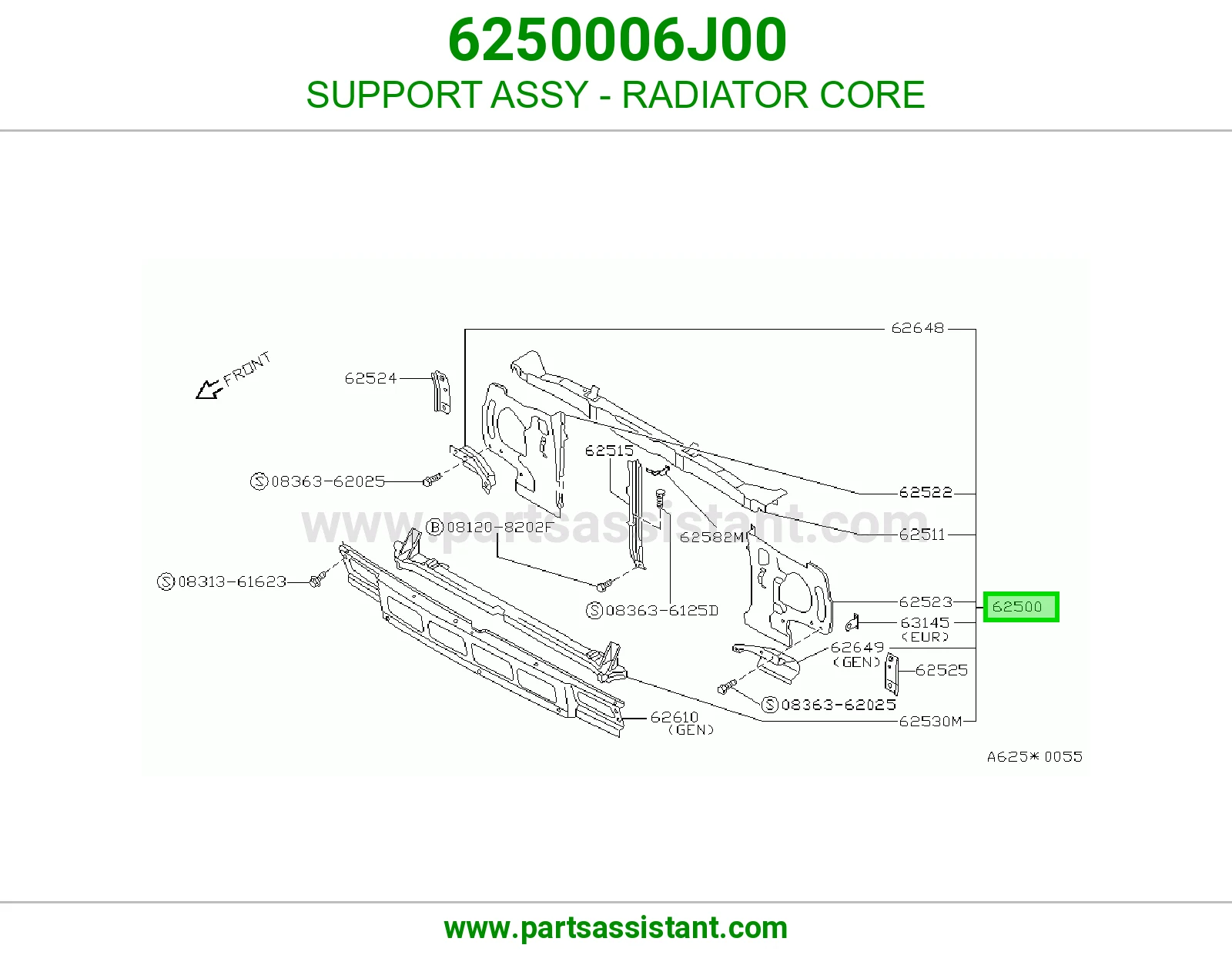 وجهيه امامي 6250006J00