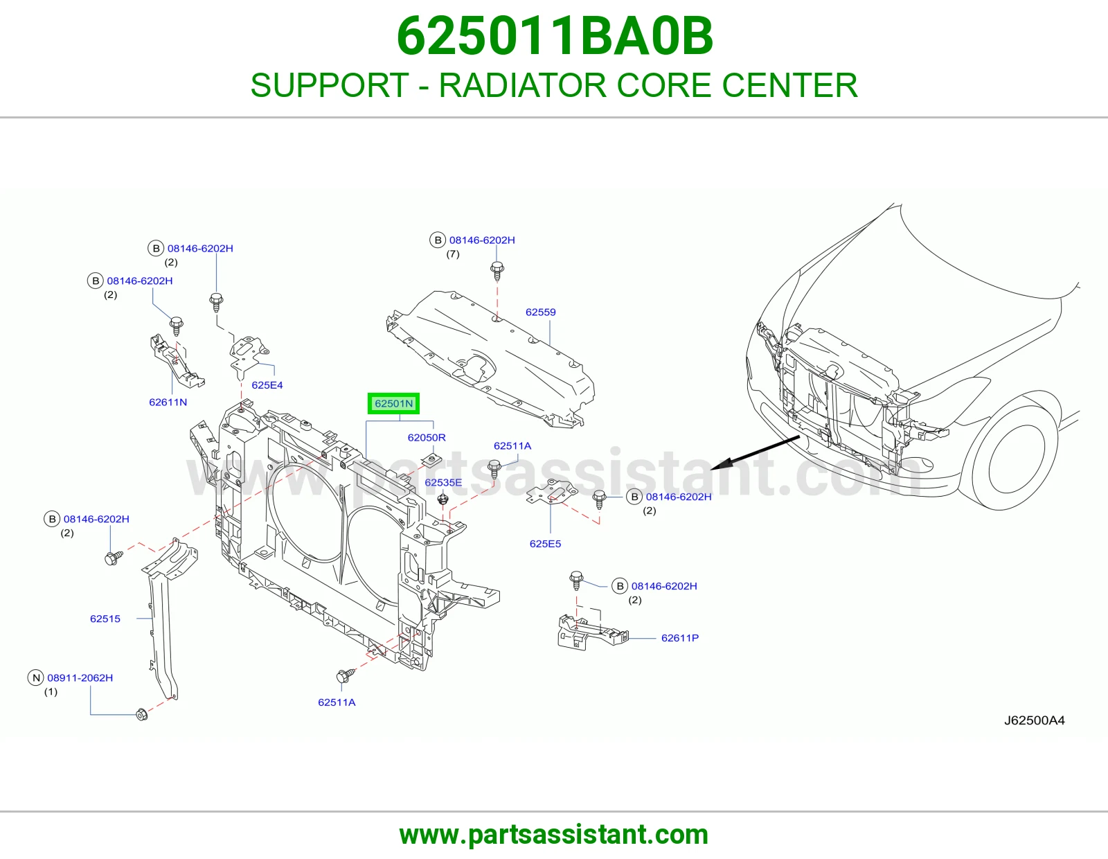 قاعدة رديتر وسط 625011BA0B