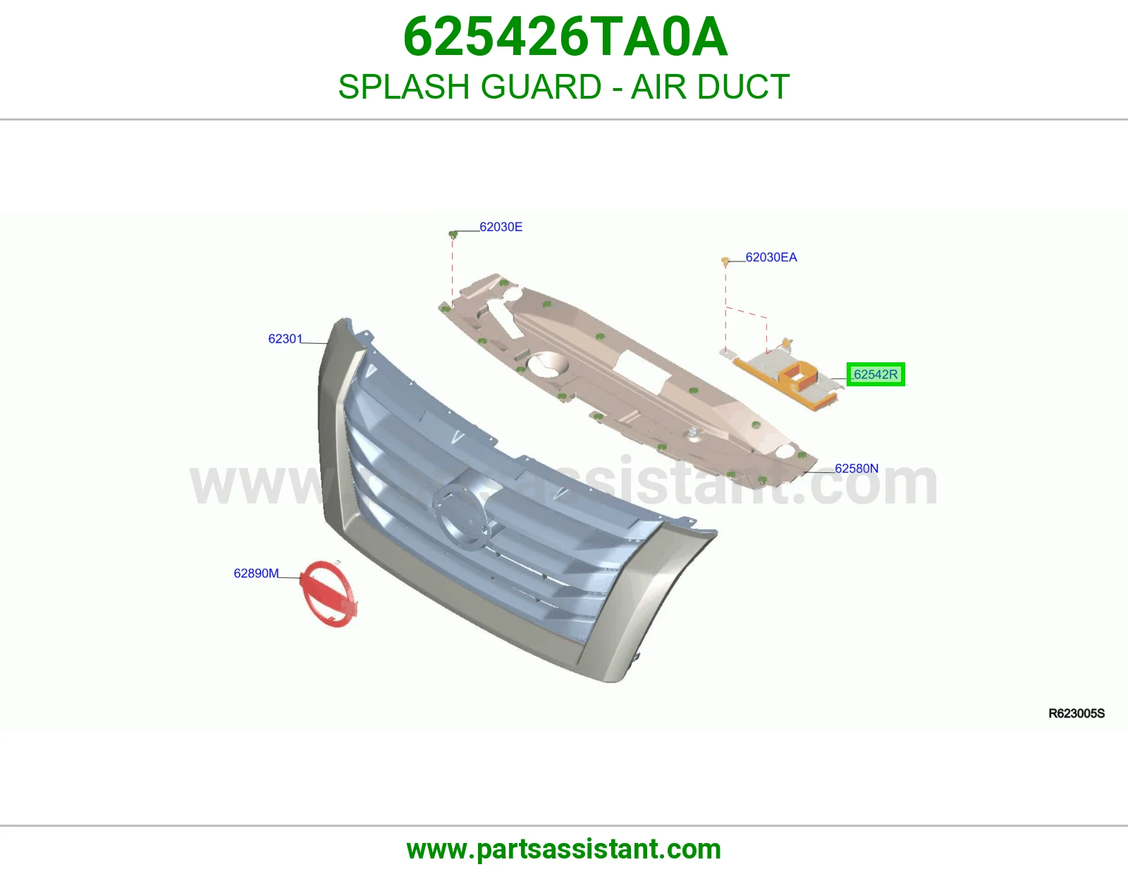 نسافة وصلة هواء 625426TA0A