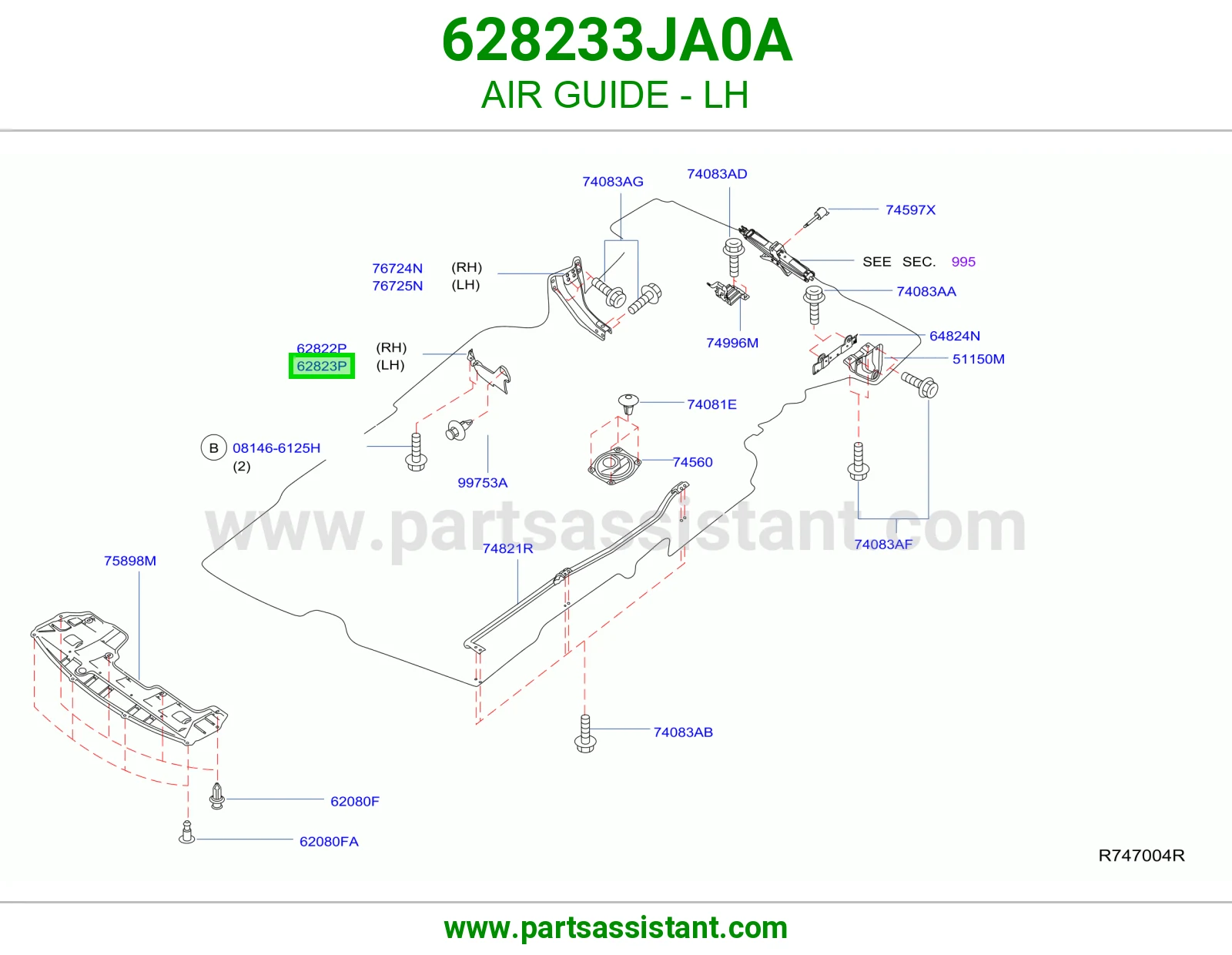 AIR GUIDE - LH 628233JA0A