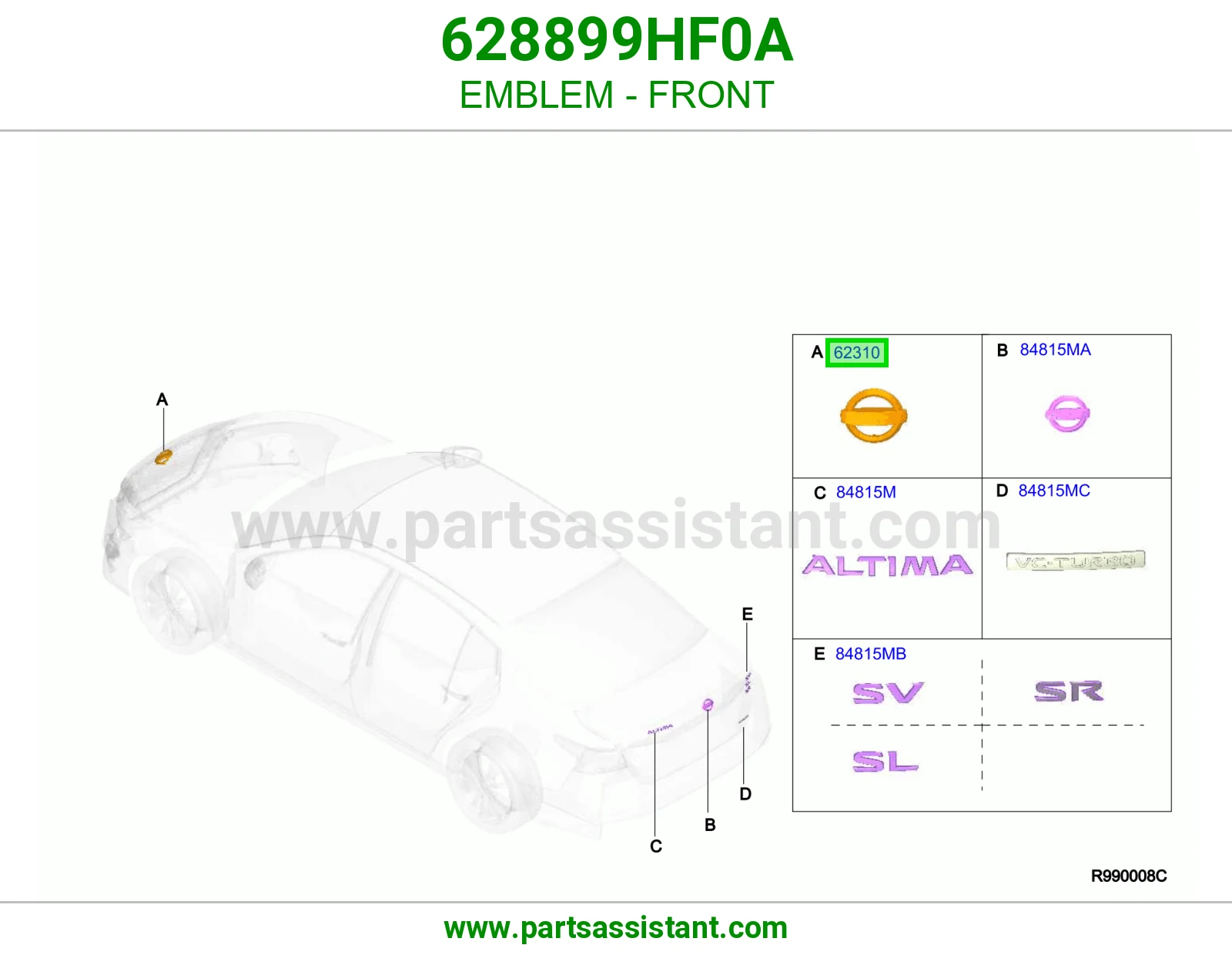علامه شبك 628899HF0A