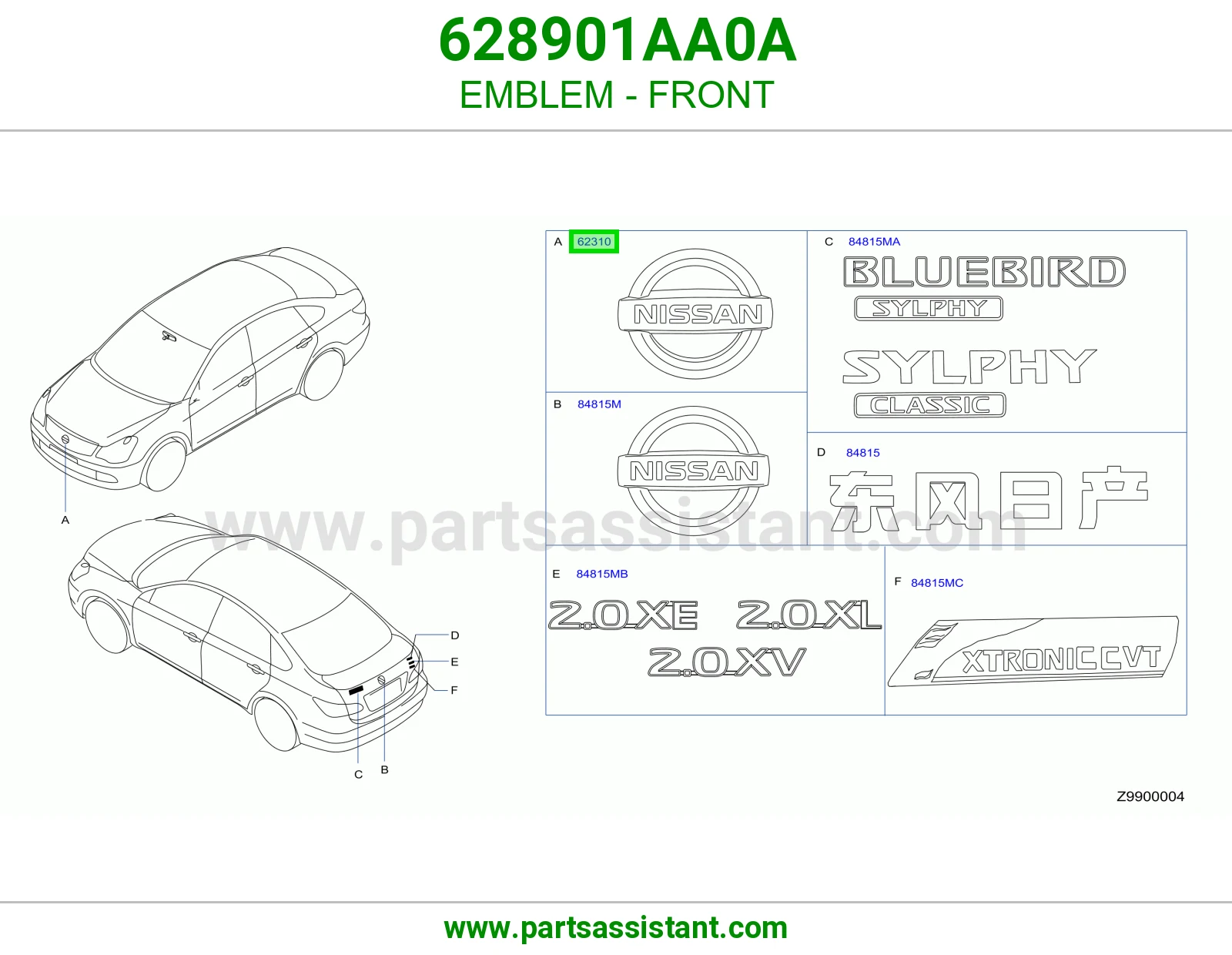 علامه شبك 628901AA0A