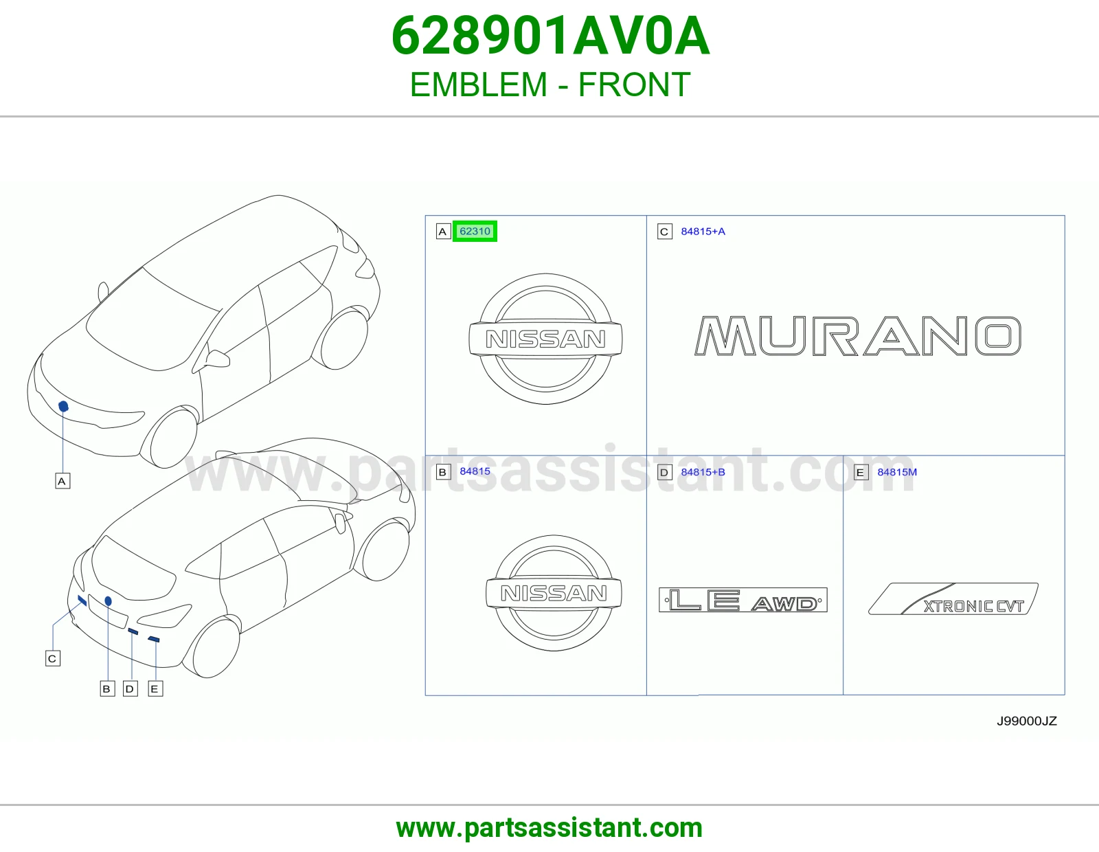 علامه شبك 628901AV0A