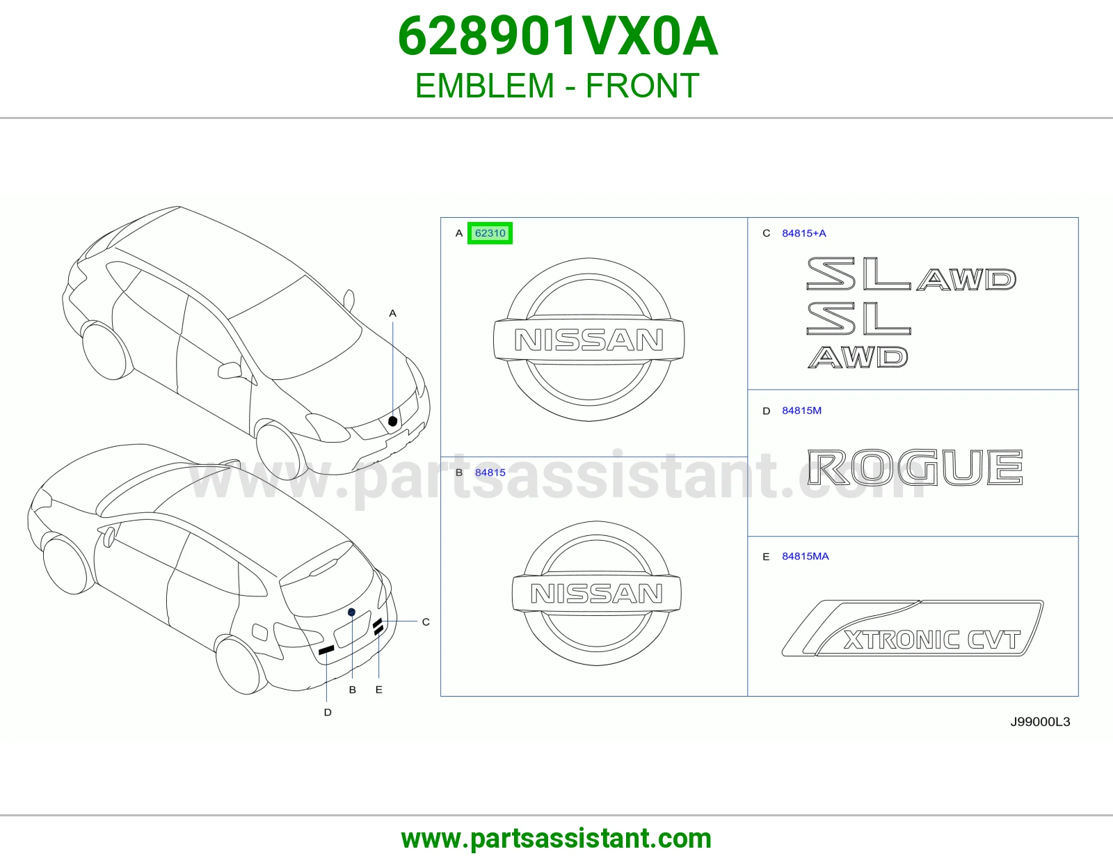 علامه شبك 628901VX0A