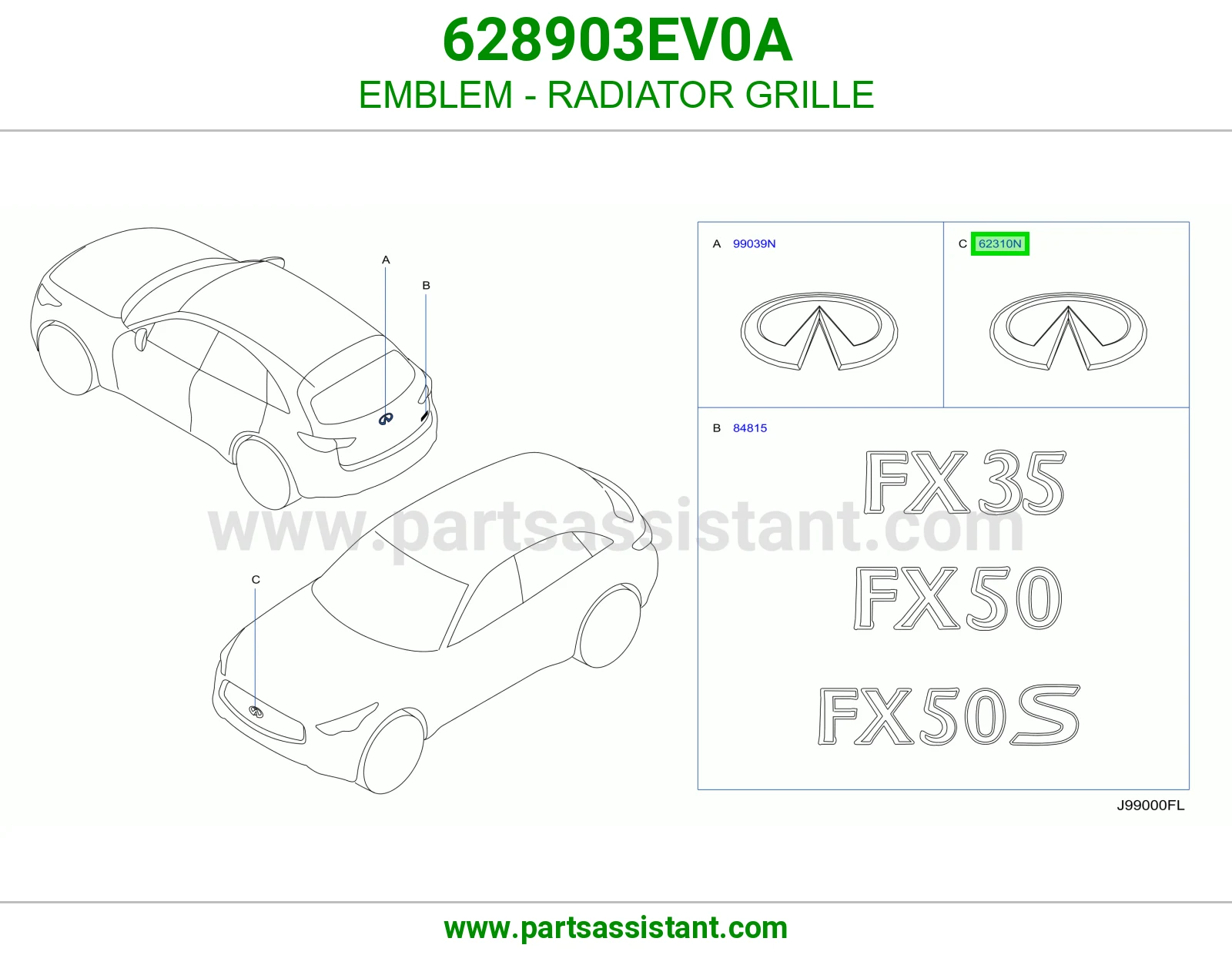 علامه شبك 628903EV0A