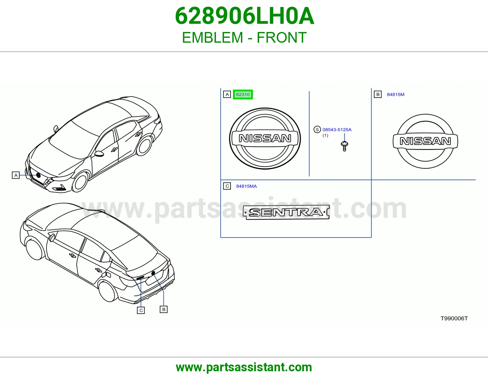 علامه شبك 628906LH0A