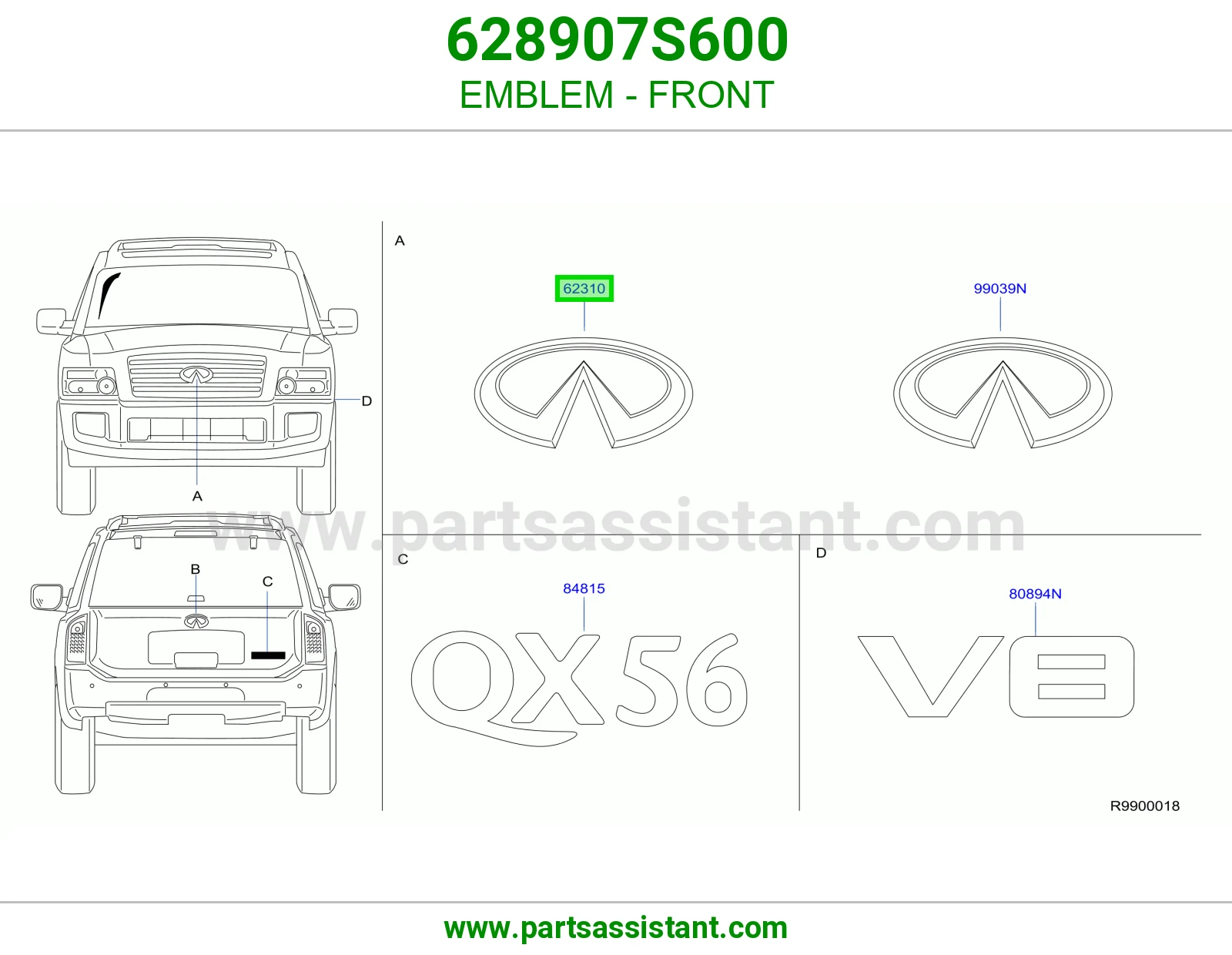 علامه شبك 628907S600