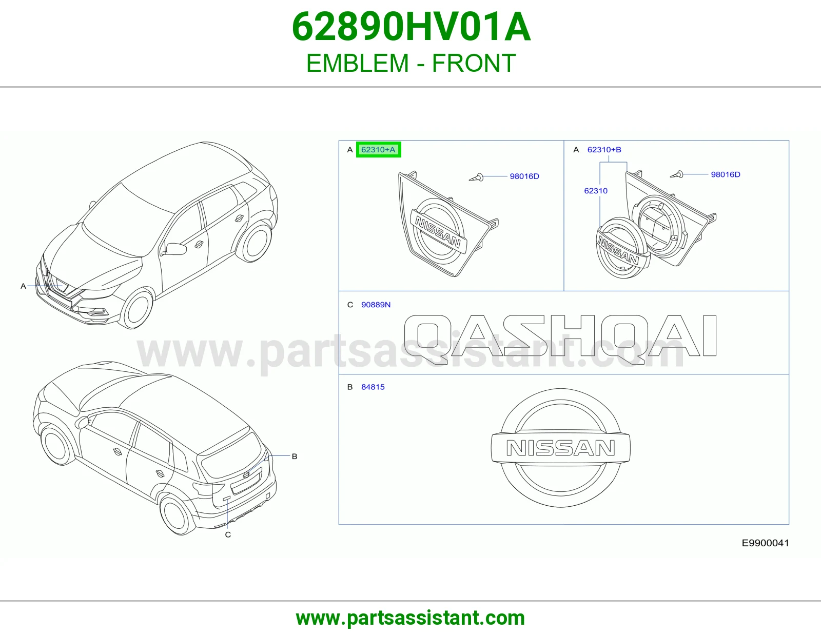 علامه شبك 62890HV01A