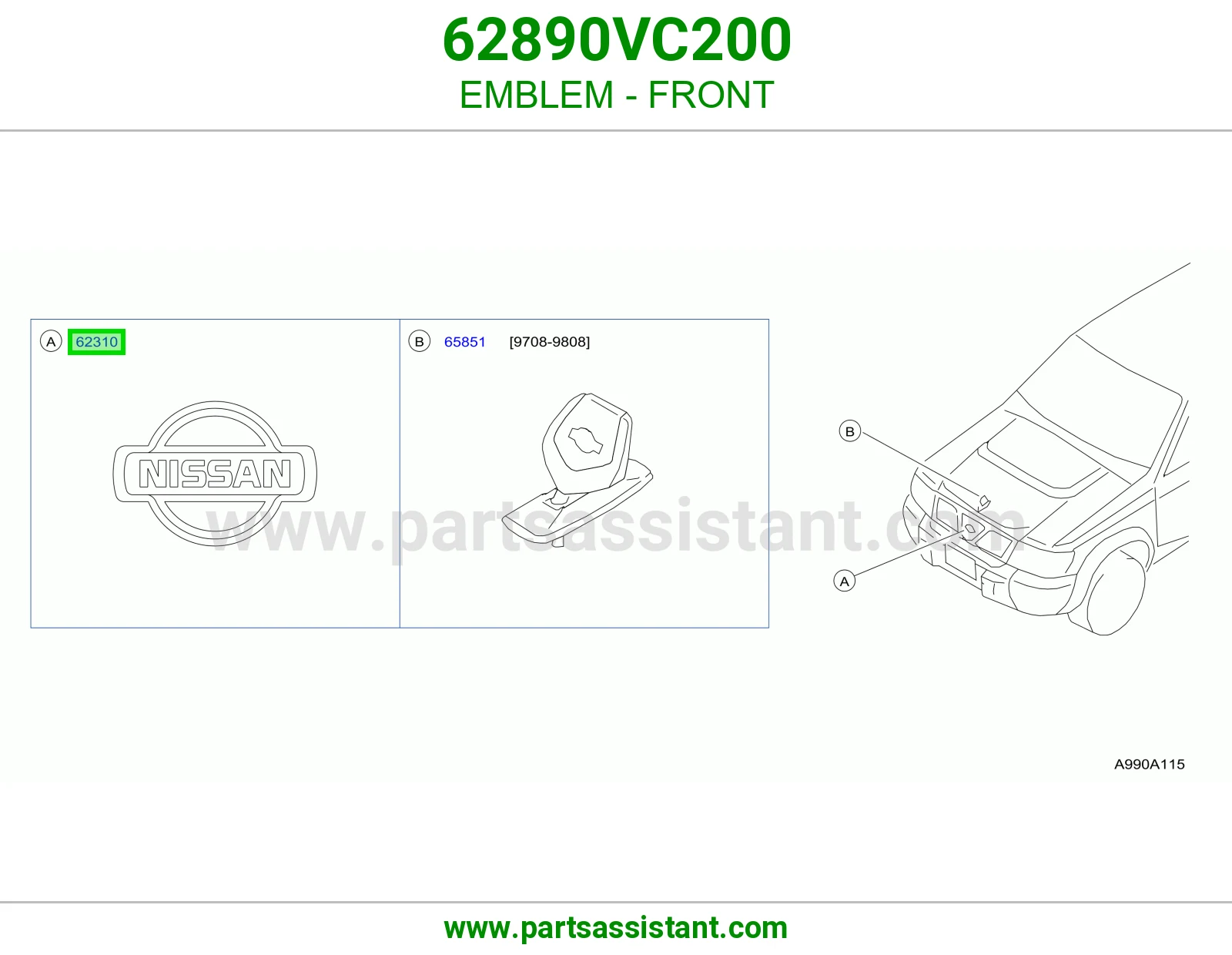 علامه شبك 62890VC200