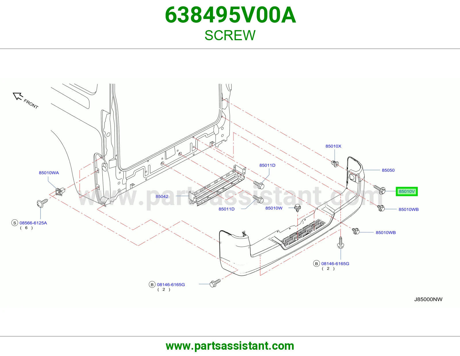 برغي 638495V00A