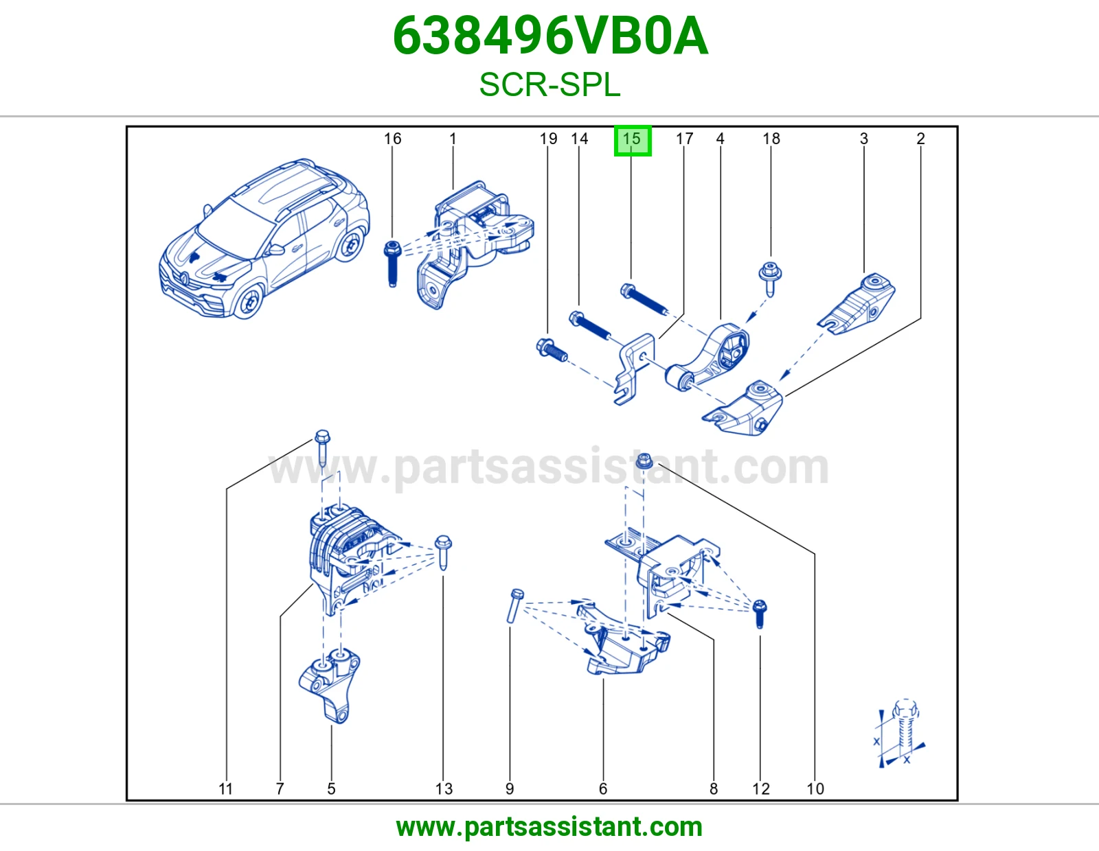 برغي 638496VB0A