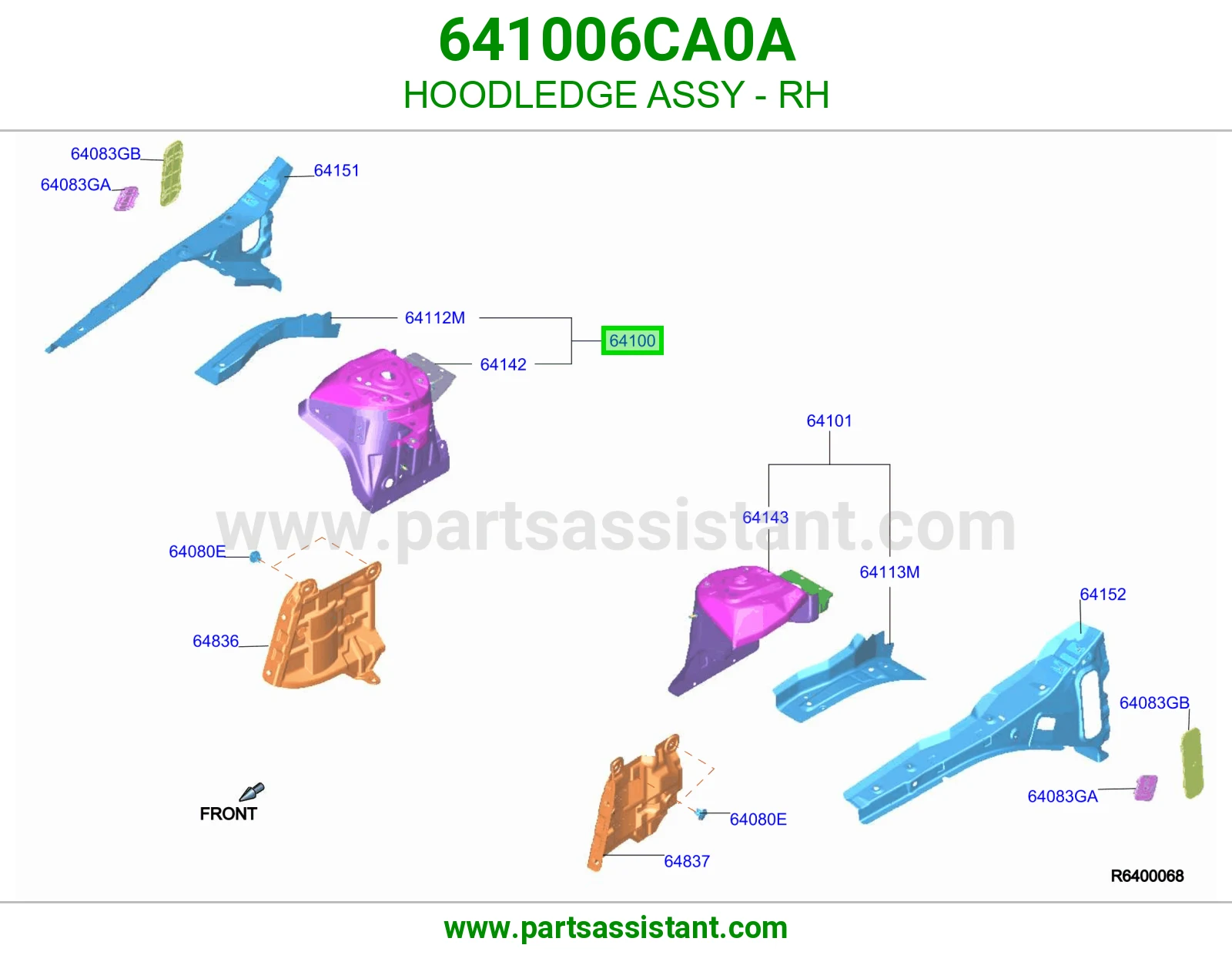 لحية يمين كاملة 641006CA0A