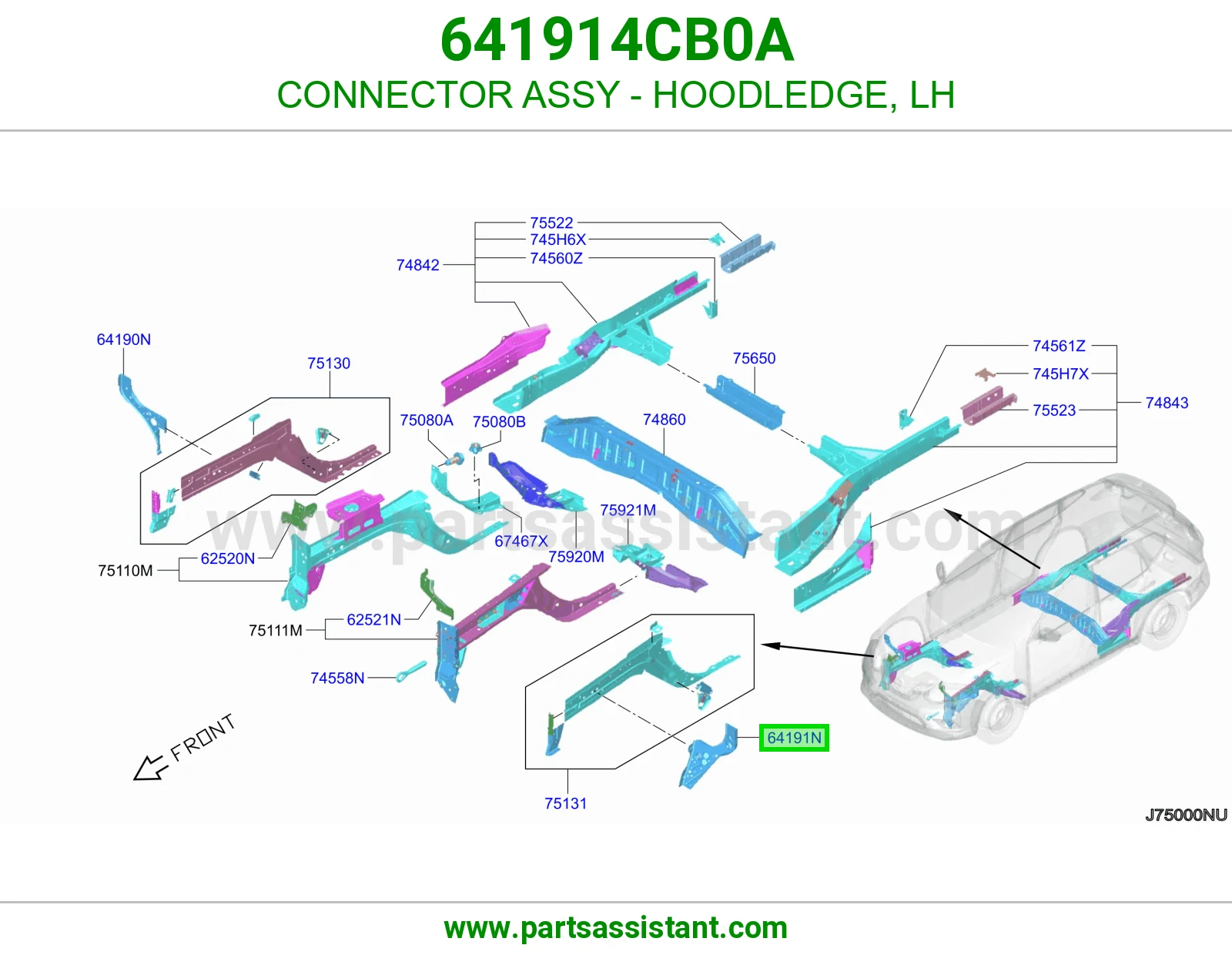 فيش حافة حوض كبوت يسار كامل 641914CB0A