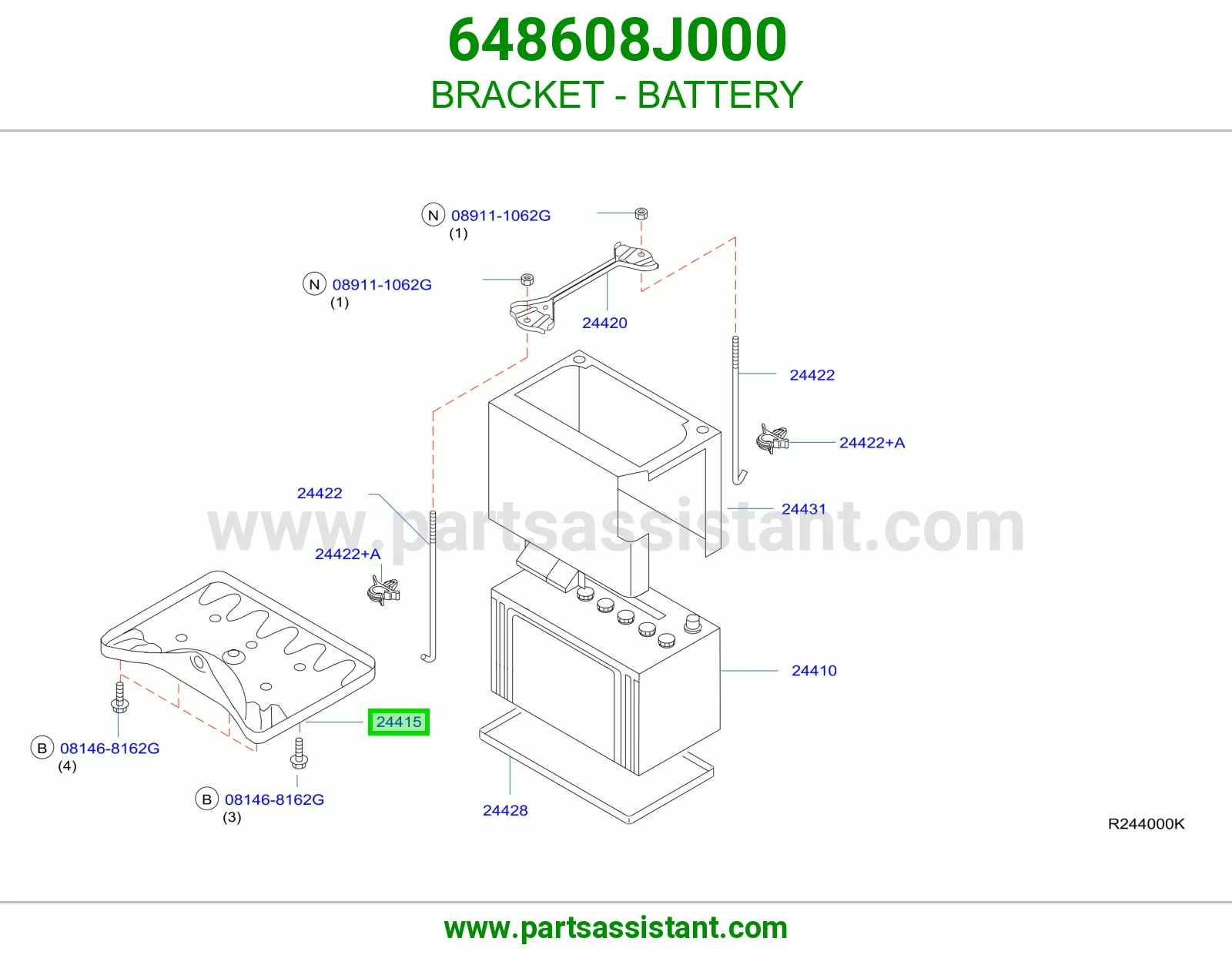 كرسي بطاريه 648608J000