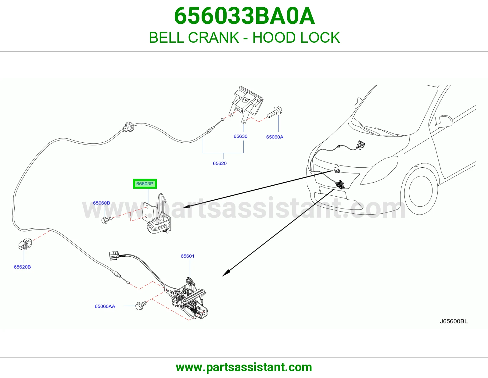 بل كرنك قفل كبوت 656033BA0A