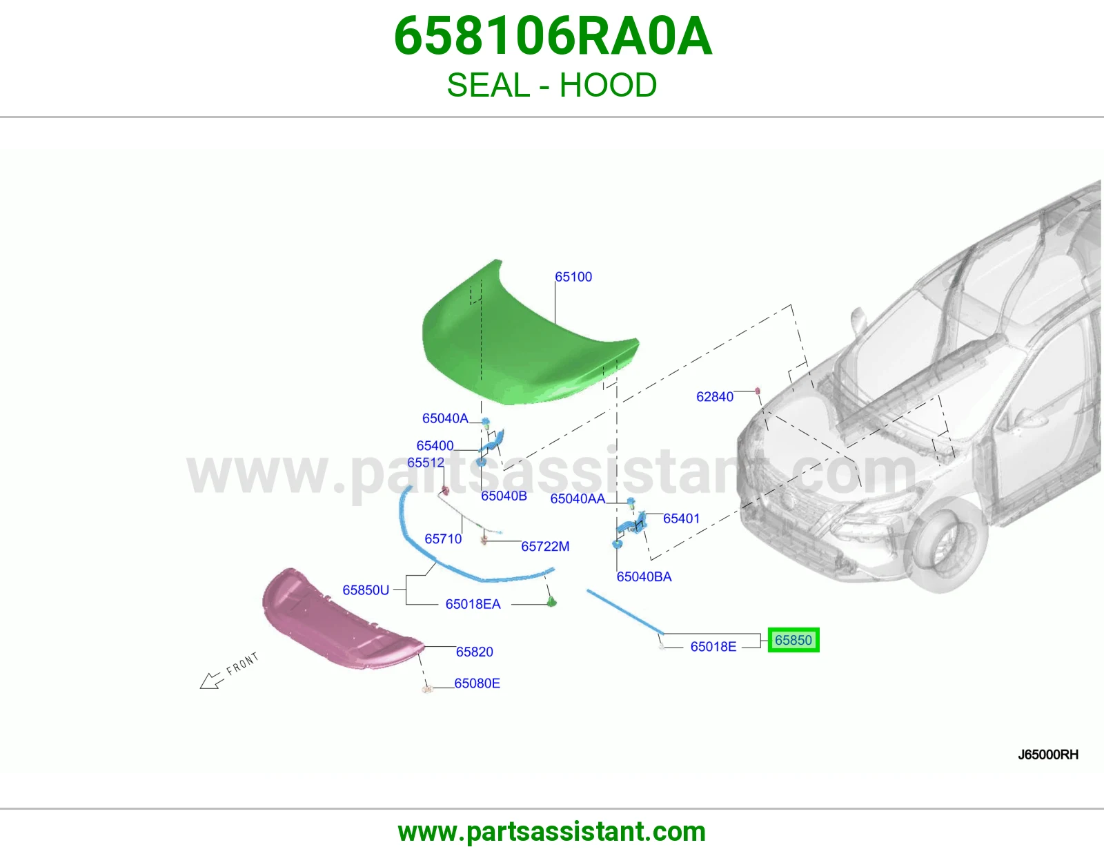 ربله كبوت فوق الشبك 658106RA0A