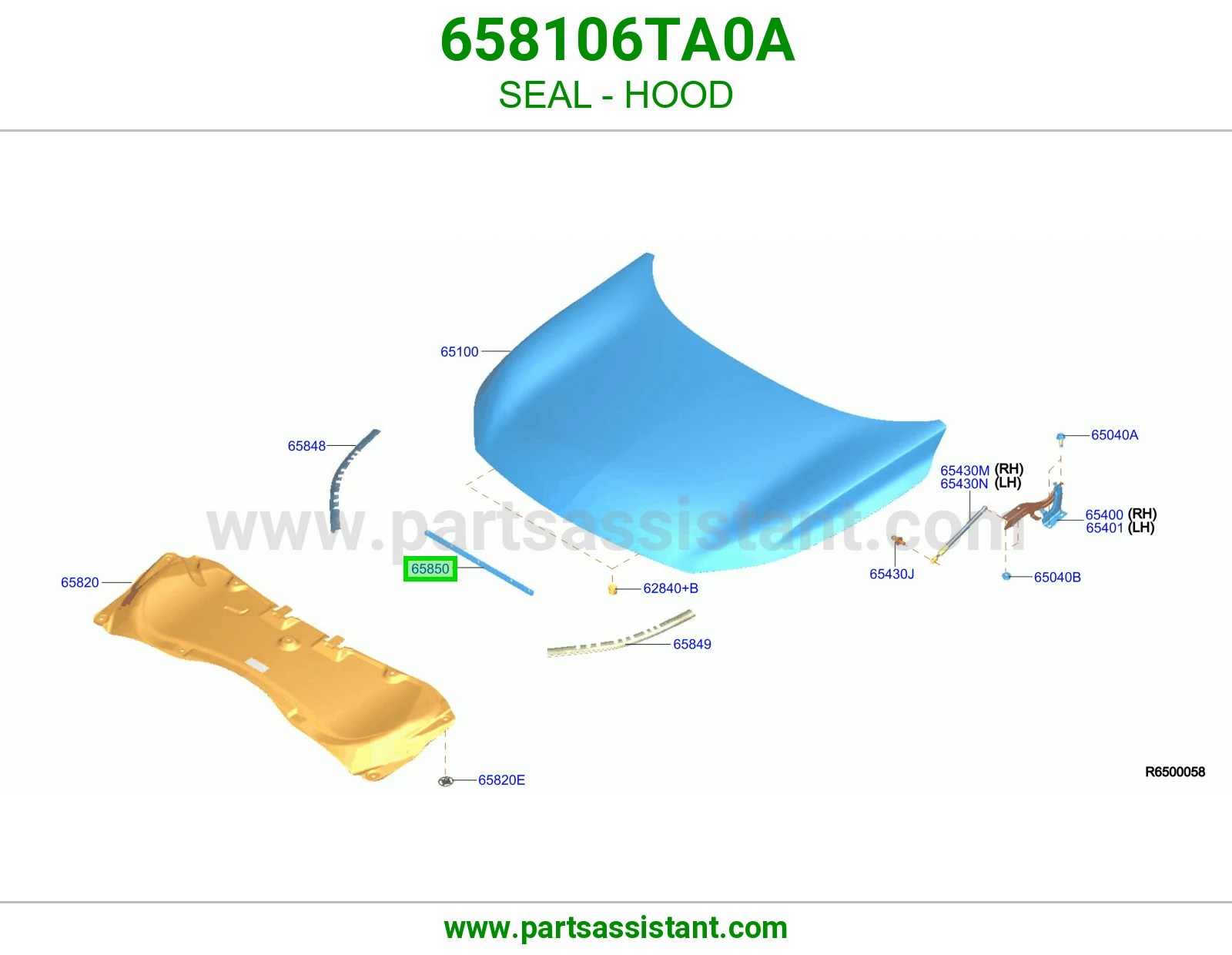 ربله كبوت فوق الشبك 658106TA0A