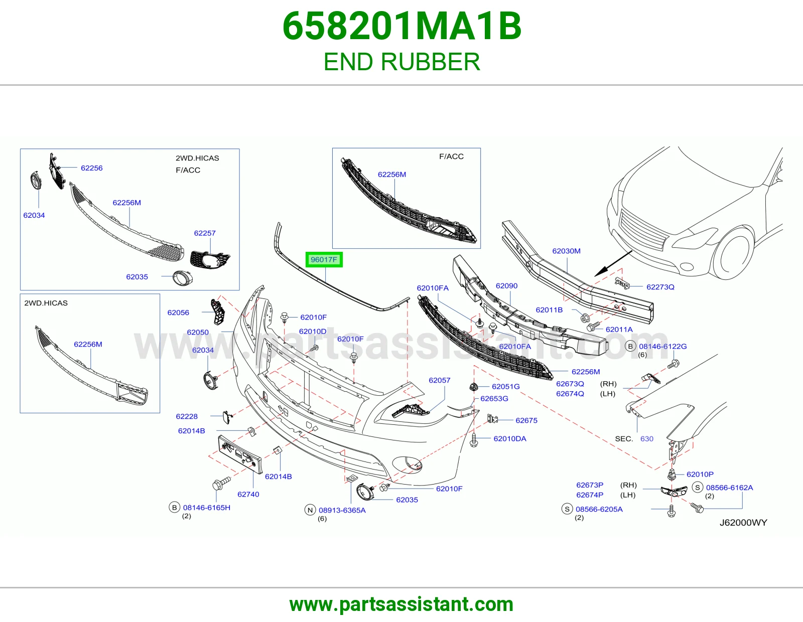 END RUBBER 658201MA1B