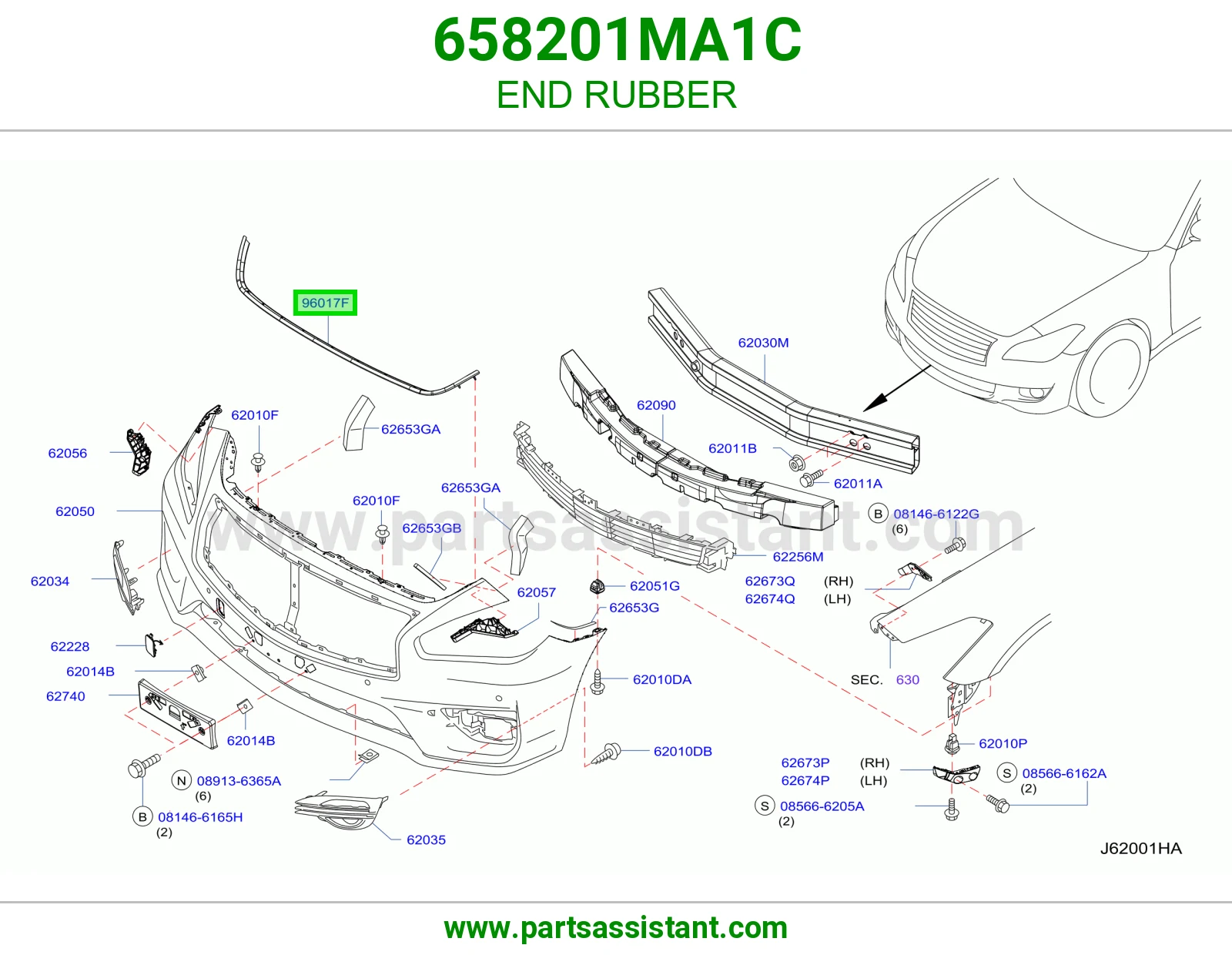 ربل طرف 658201MA1C