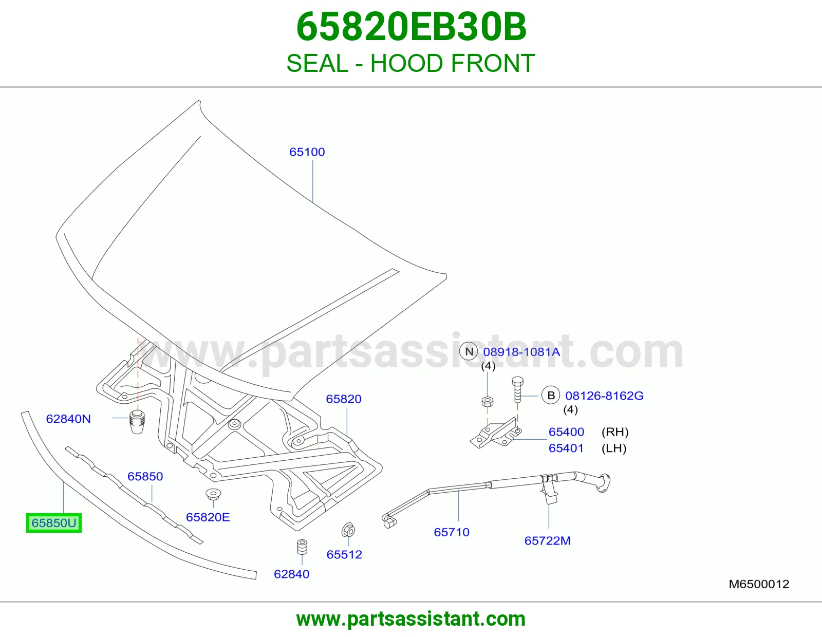 جلدة كبوت أمامي 65820EB30B