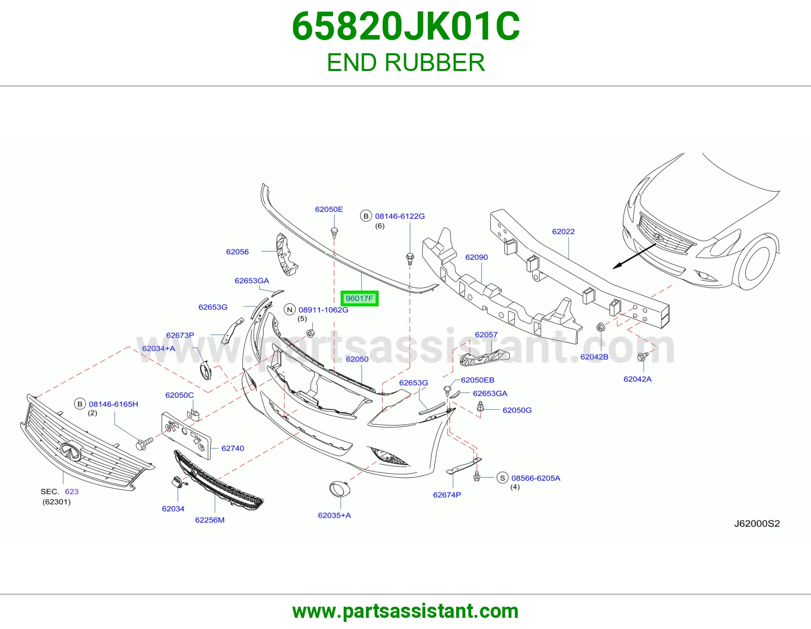 ربل طرف 65820JK01C
