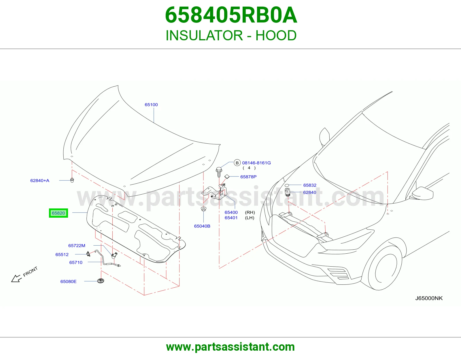 بطانه كبوت 658405RB0A