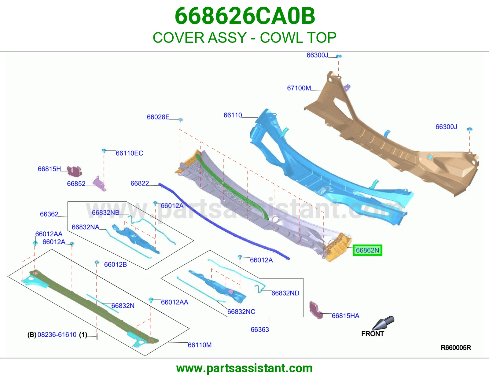 غطاء شبك مساحات كامل 668626CA0B