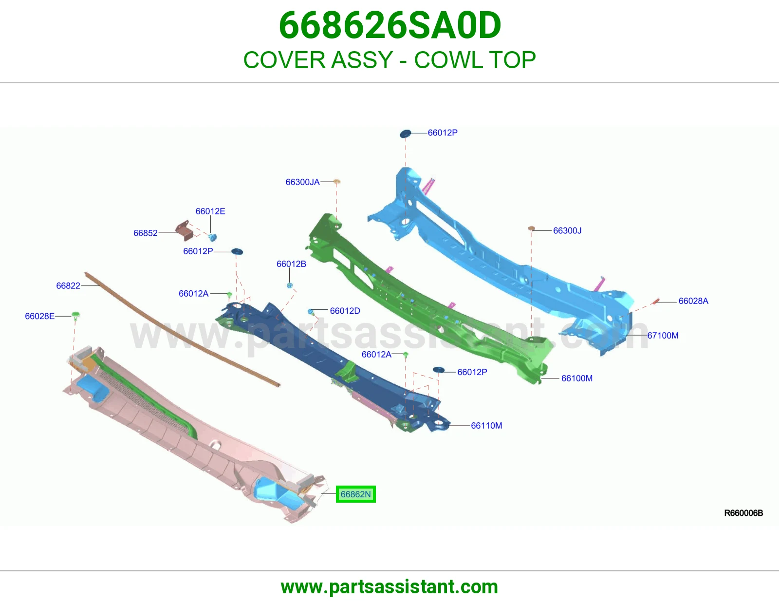 غطاء شبك مساحات كامل 668626SA0D